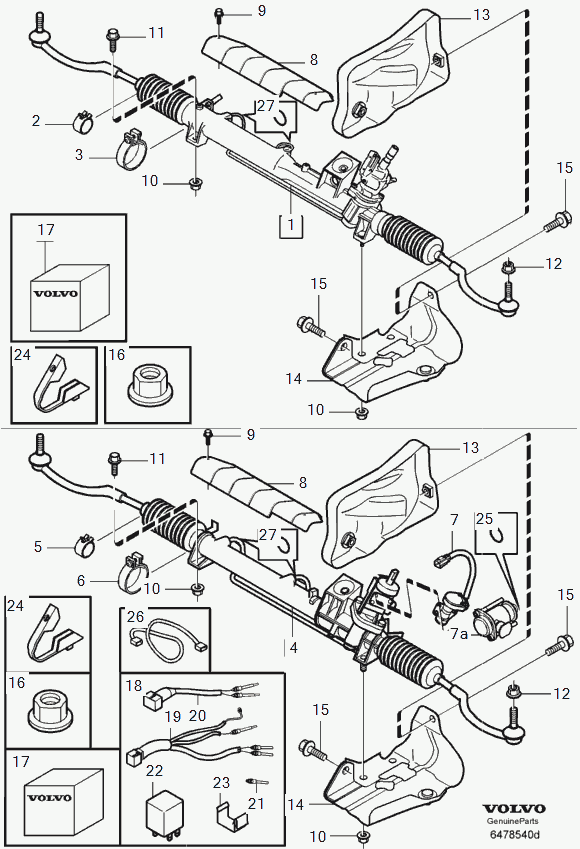 Volvo 36050286 - Ohjausvaihde inparts.fi