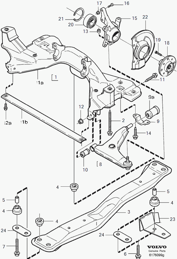 Volvo 30884539 - Pyöränlaakeri inparts.fi