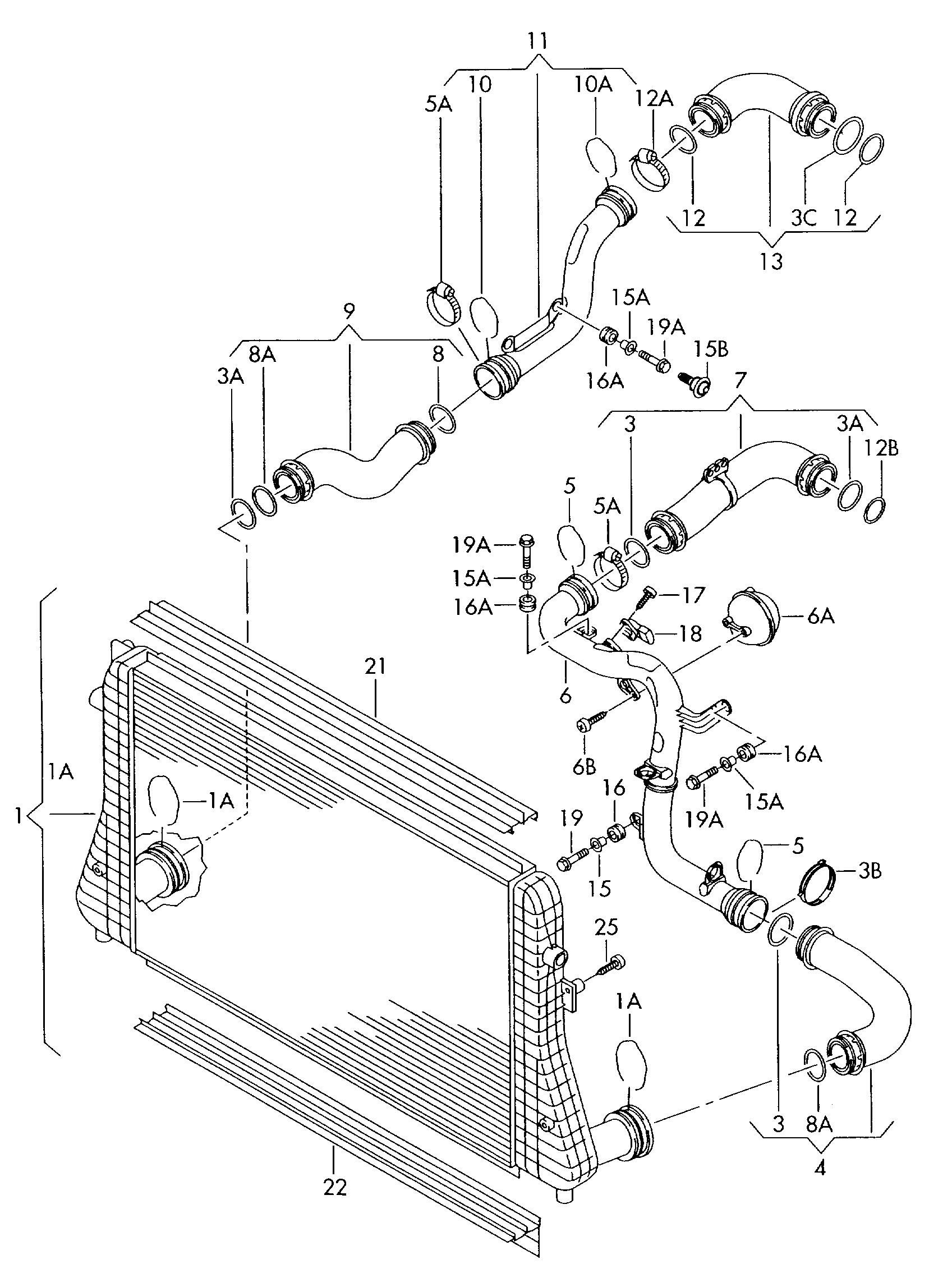 DAEWOO 1K0145803Q - Lauhdutin, ilmastointilaite inparts.fi