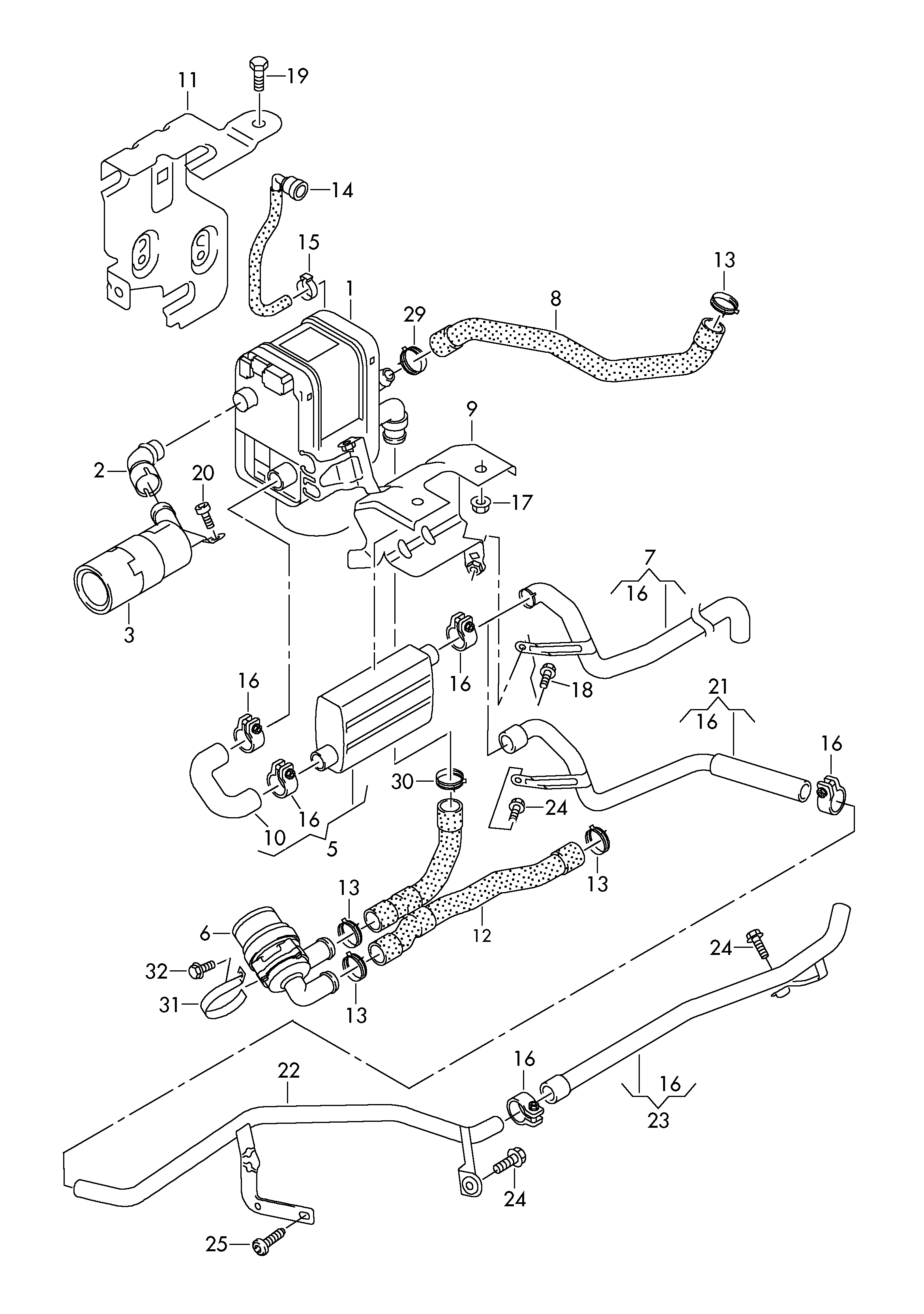 VAG 1K0965537 - Vesipumppu, taukolämpö inparts.fi