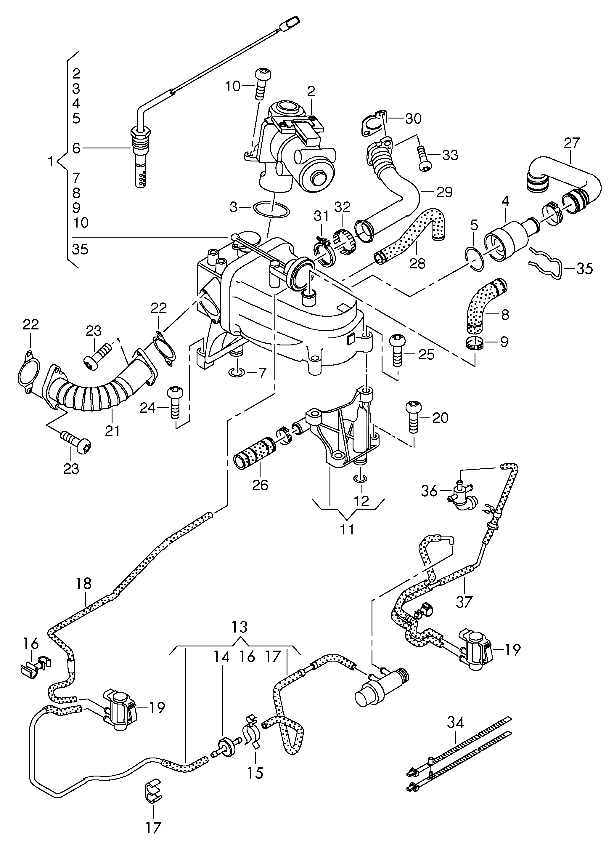 VAG 059 131 515 CC - Jäähdytin,pakokaasukierrätys inparts.fi