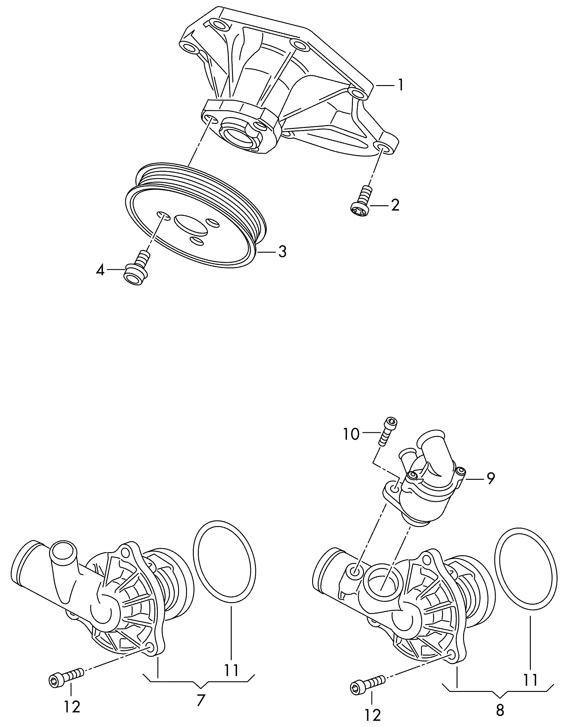 Skoda 06E 121 018 A - Vesipumppu inparts.fi