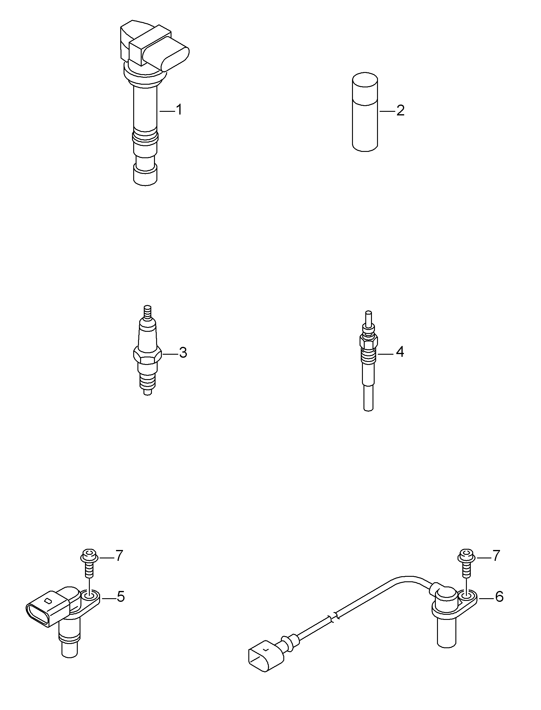 Seat 07L 905 163 C - Tunnistin, nokka-akselin ajoitus inparts.fi