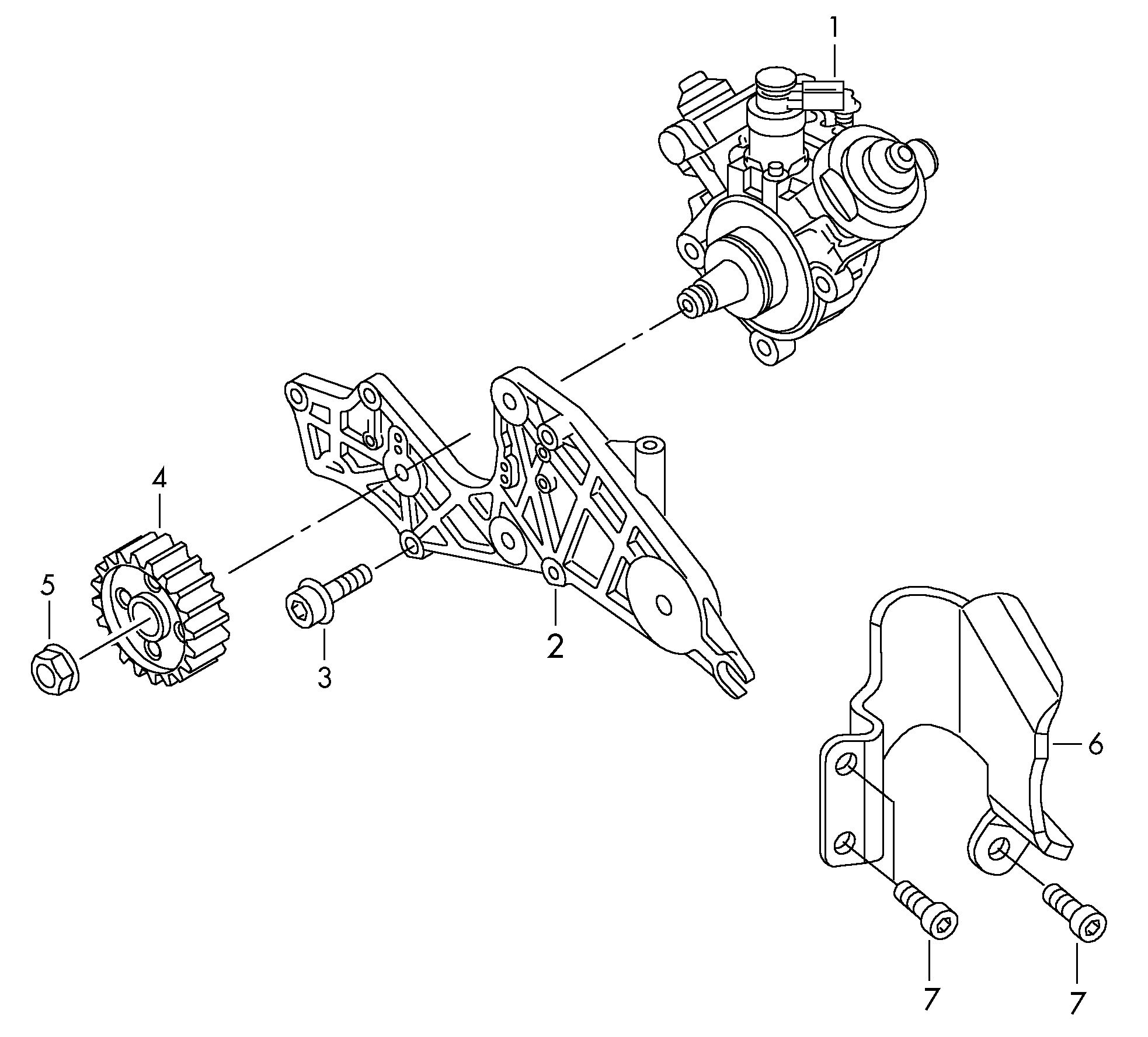 Skoda 059130755BD - Korjaussarja, polttoainepumppu inparts.fi