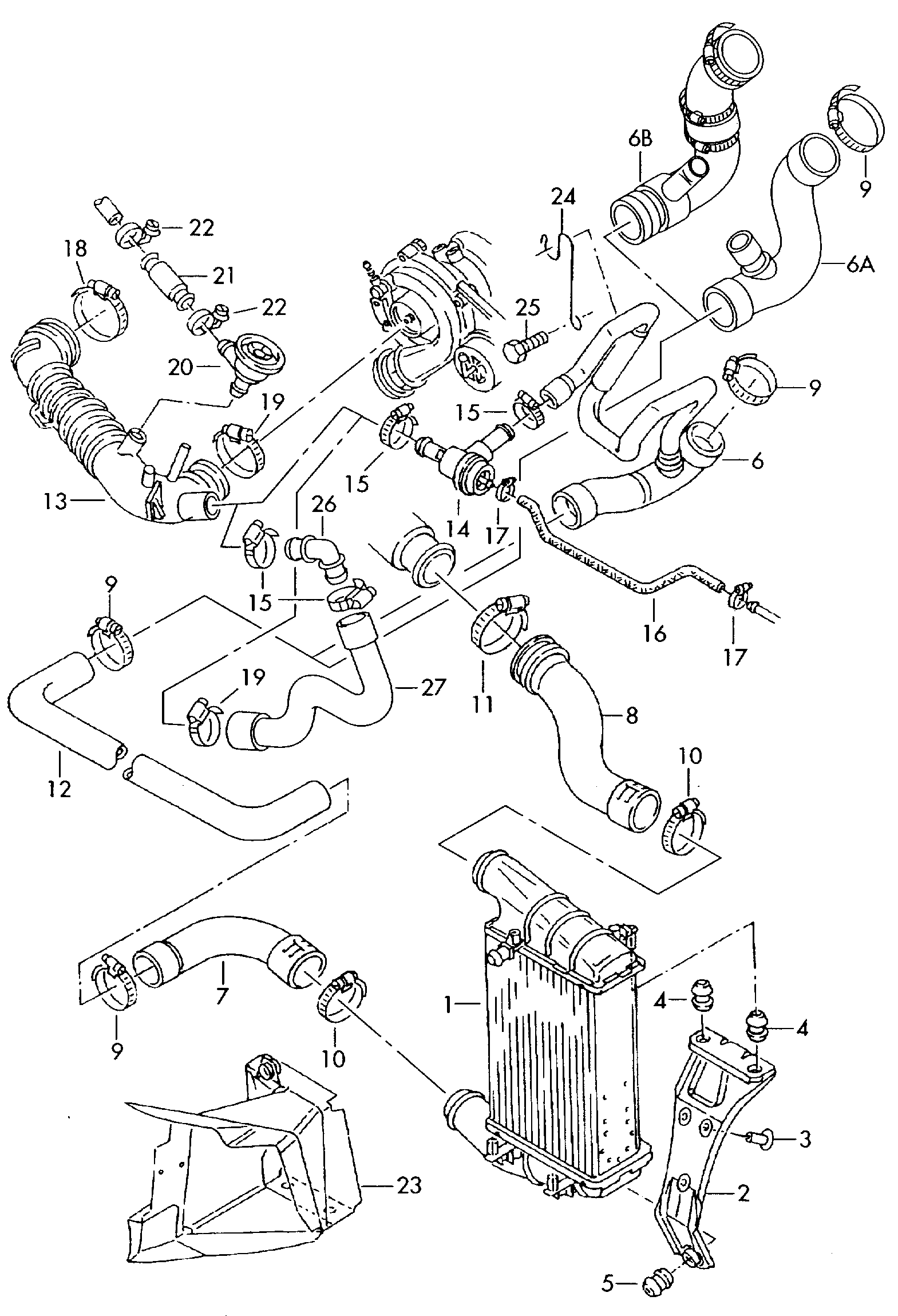 VAG 3B0 145 805 H - Välijäähdytin inparts.fi