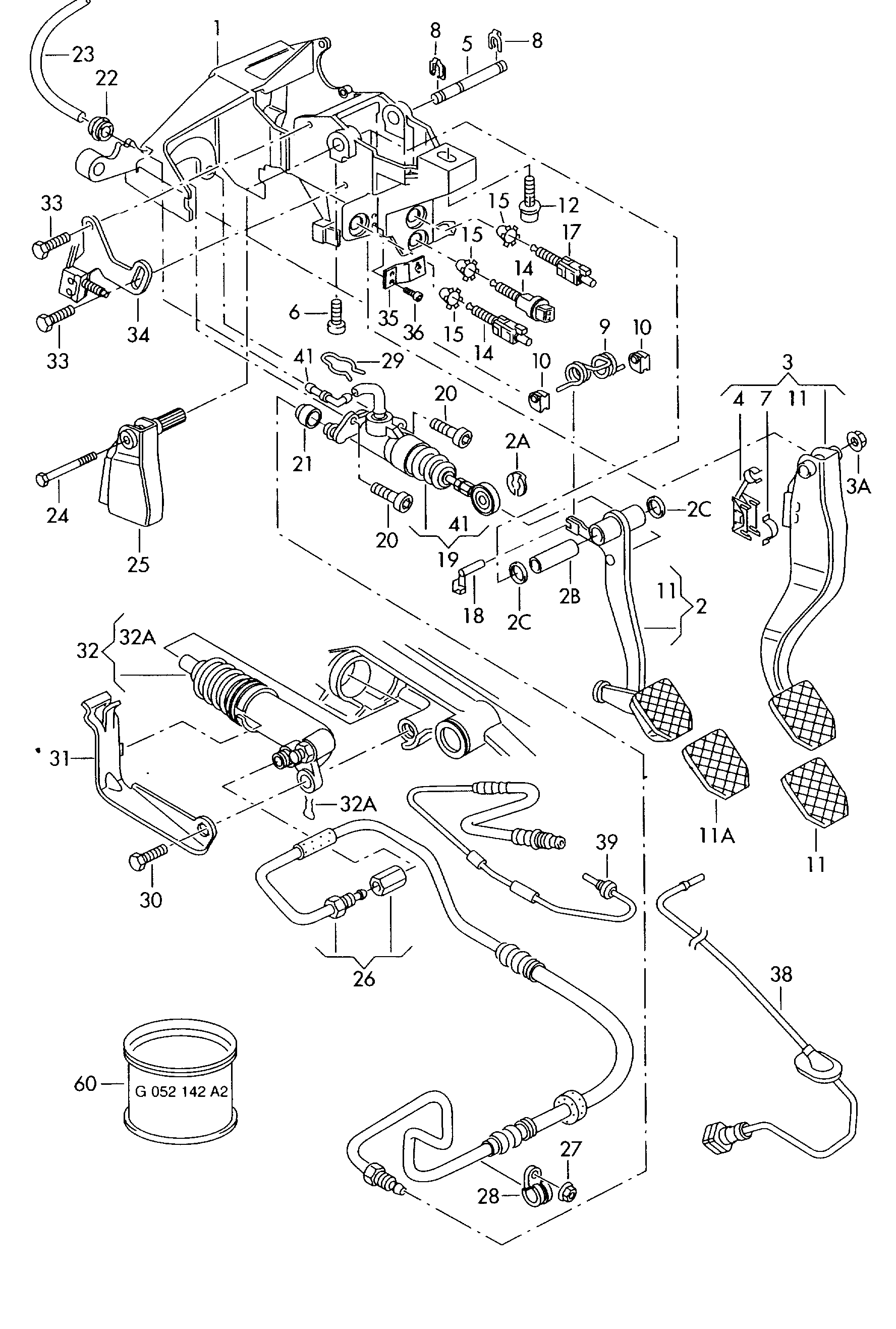 Porsche 8E0 721 257 B - Työsylinteri, kytkin inparts.fi