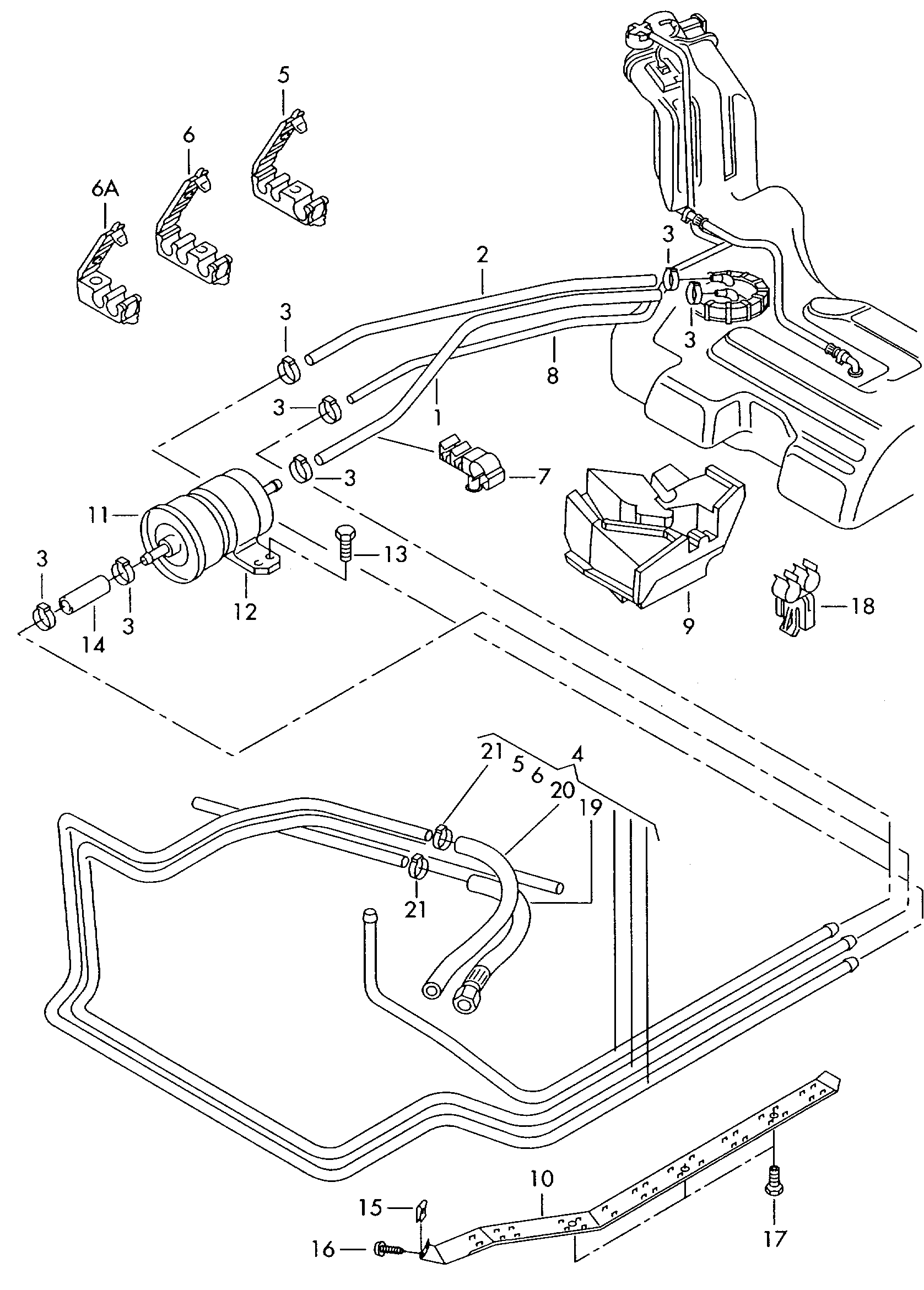 PEUGEOT 1H0201511A - Fuel filter inparts.fi