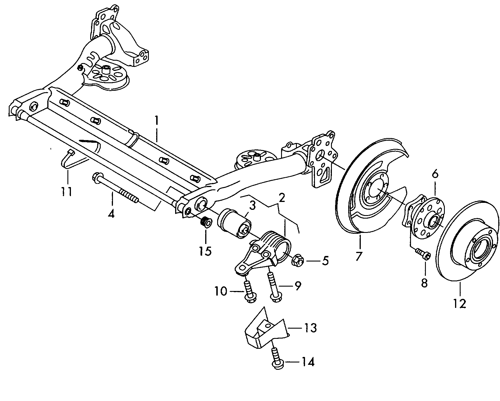 Skoda 4B0 501 521 E - Akselinripustus inparts.fi