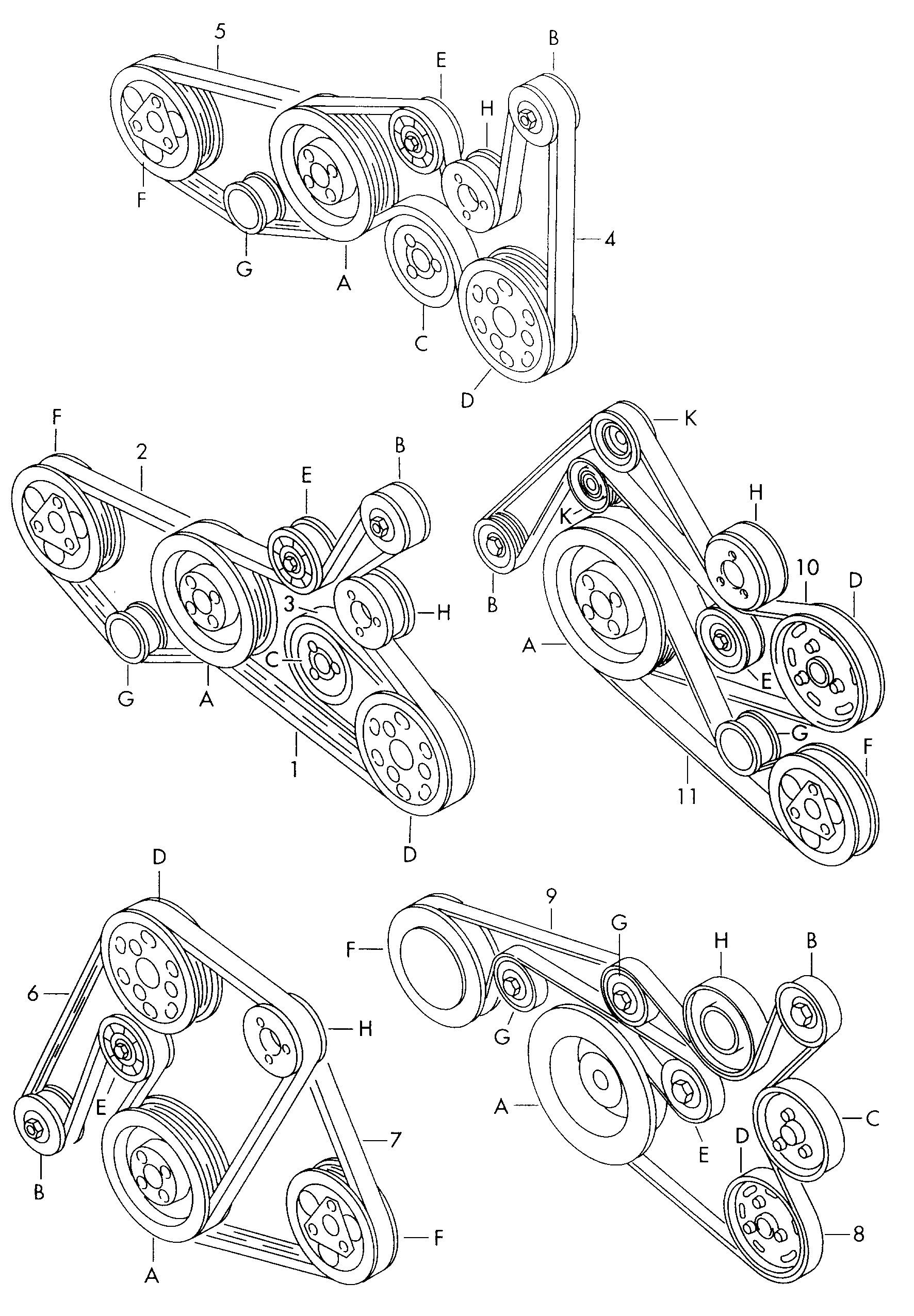 Skoda 06B 903 137 E - Moniurahihna inparts.fi