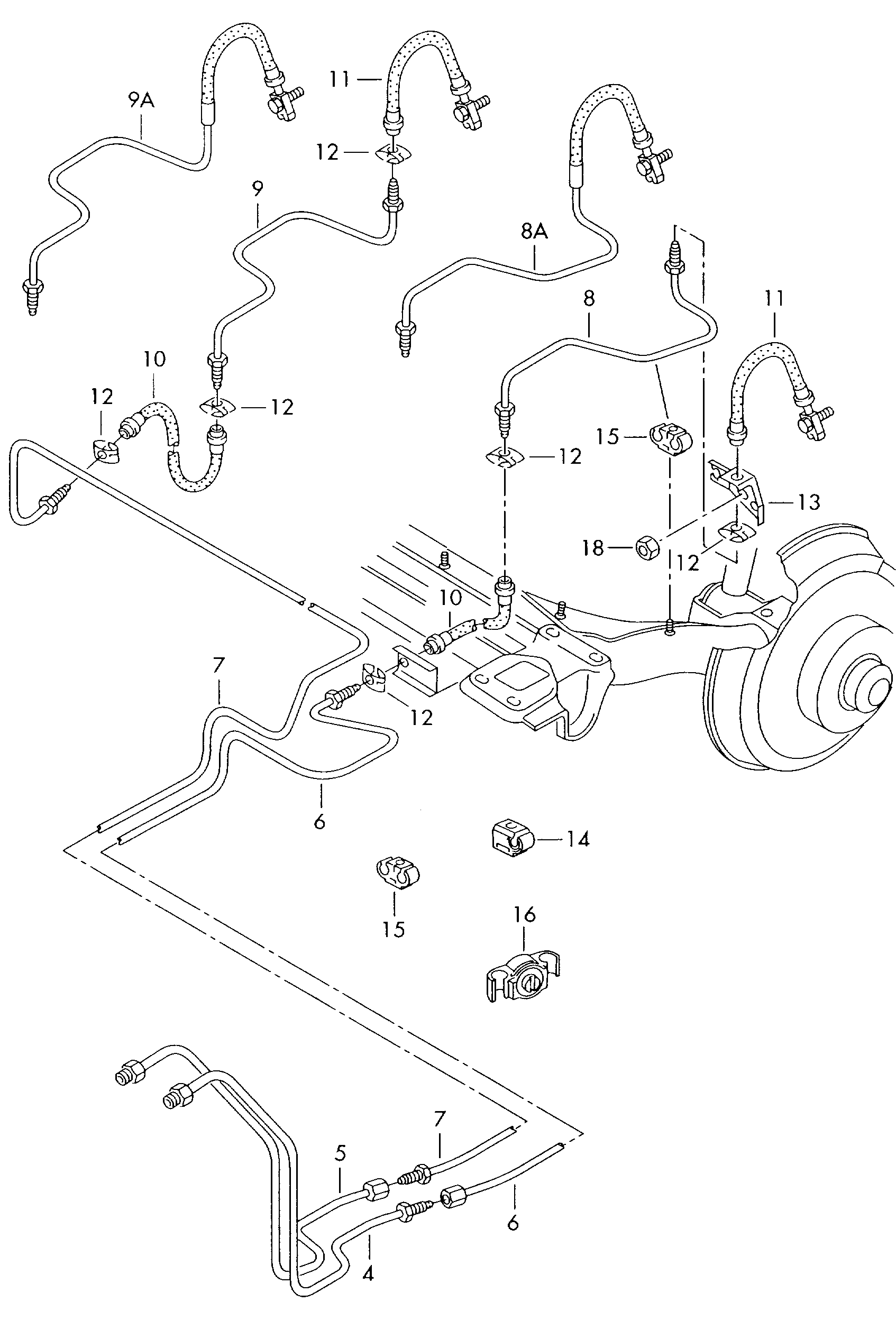 Seat 4E0 611 775 F - Jarruletku inparts.fi