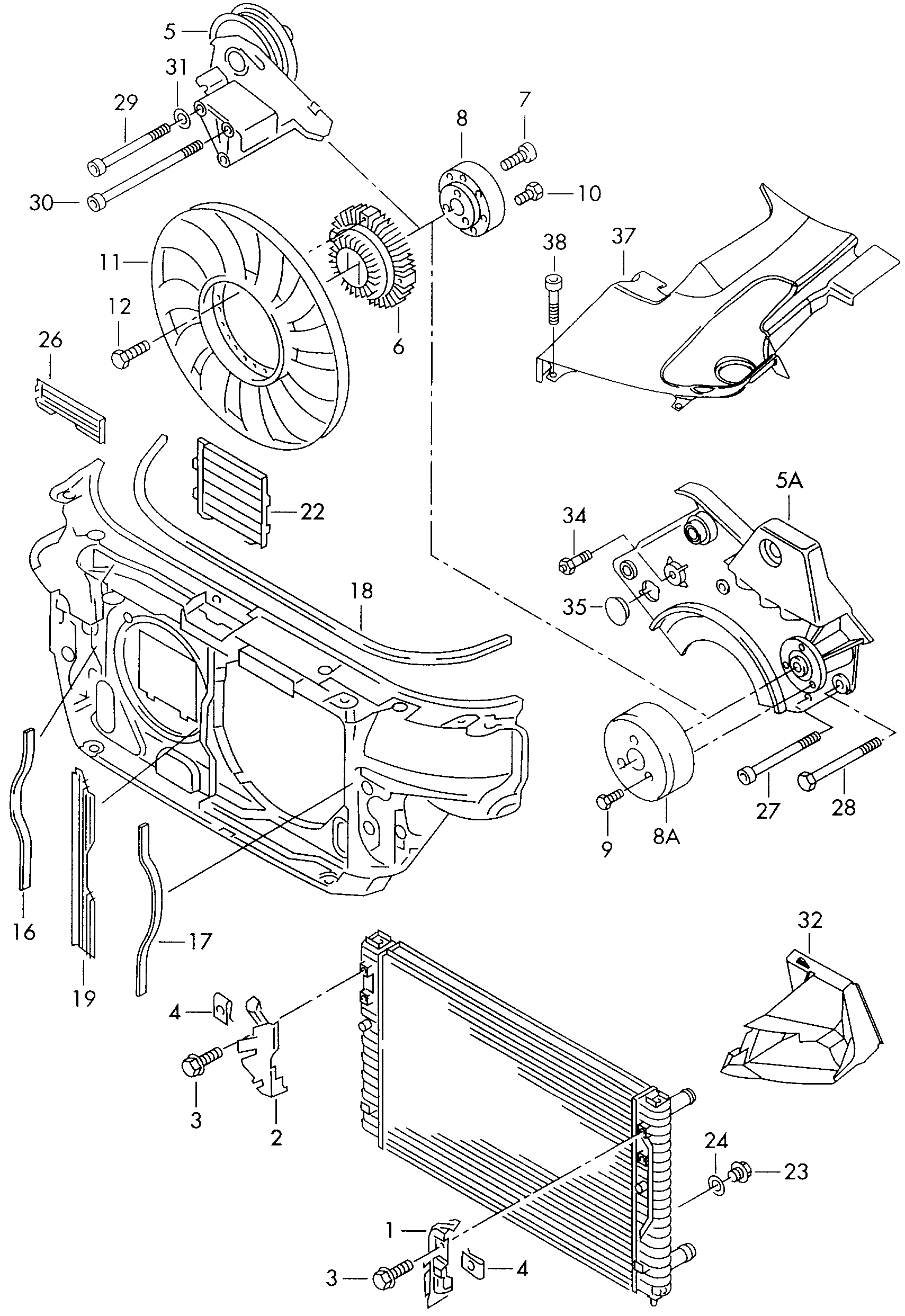 Seat 058 121 350 - Kytkin, jäähdytystuuletin inparts.fi