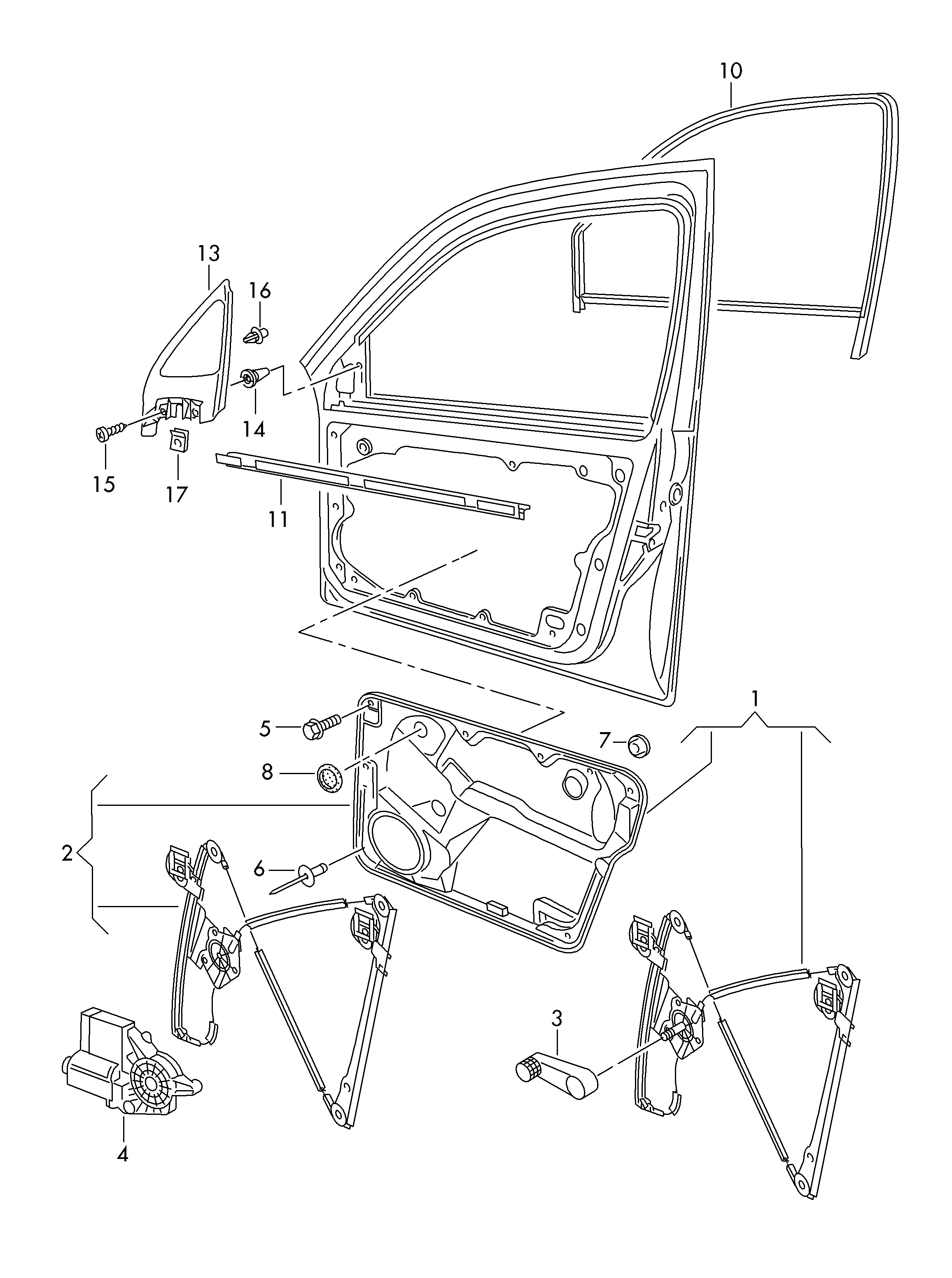 VAG 1J4 837 461H - Lasinnostin inparts.fi