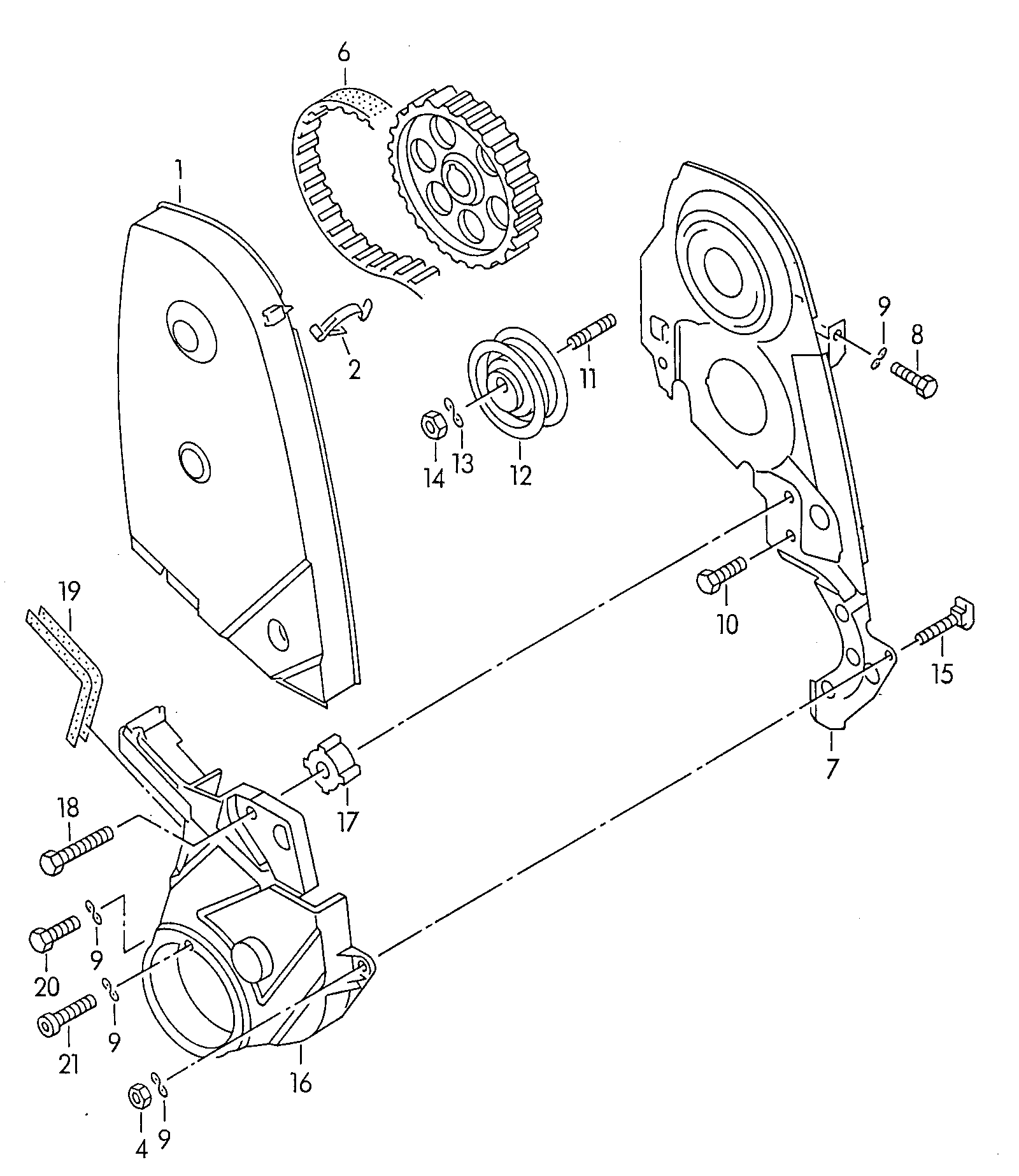 VW 037 109 119 C - Hammashihnat inparts.fi