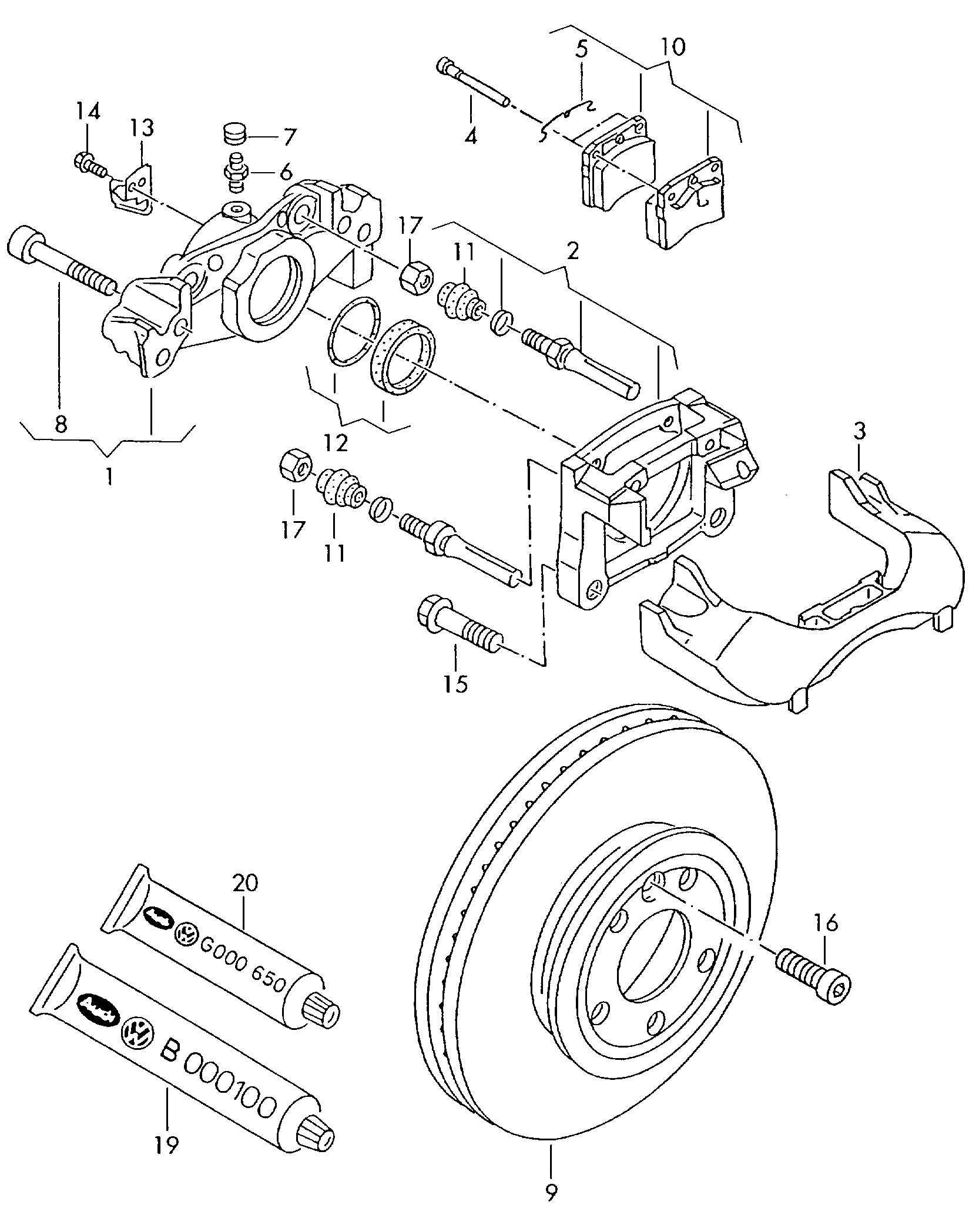 VW 701615301D - Jarrulevy inparts.fi