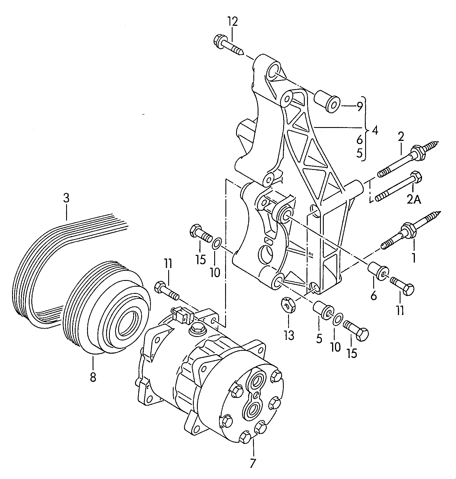 VW 701820807A - Kompressori, ilmastointilaite inparts.fi