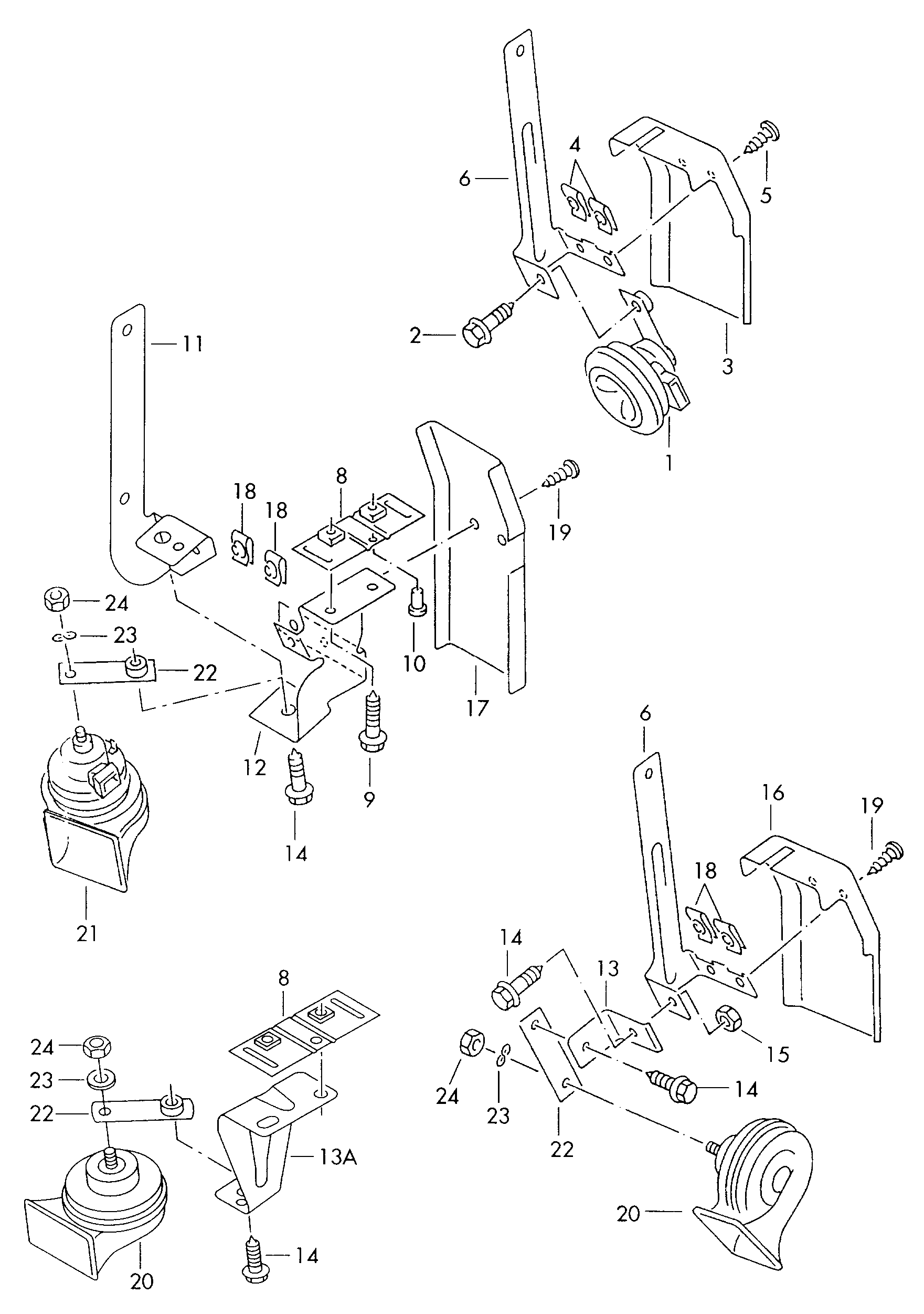 Skoda 3B0 951 223 - Äänitorvi inparts.fi