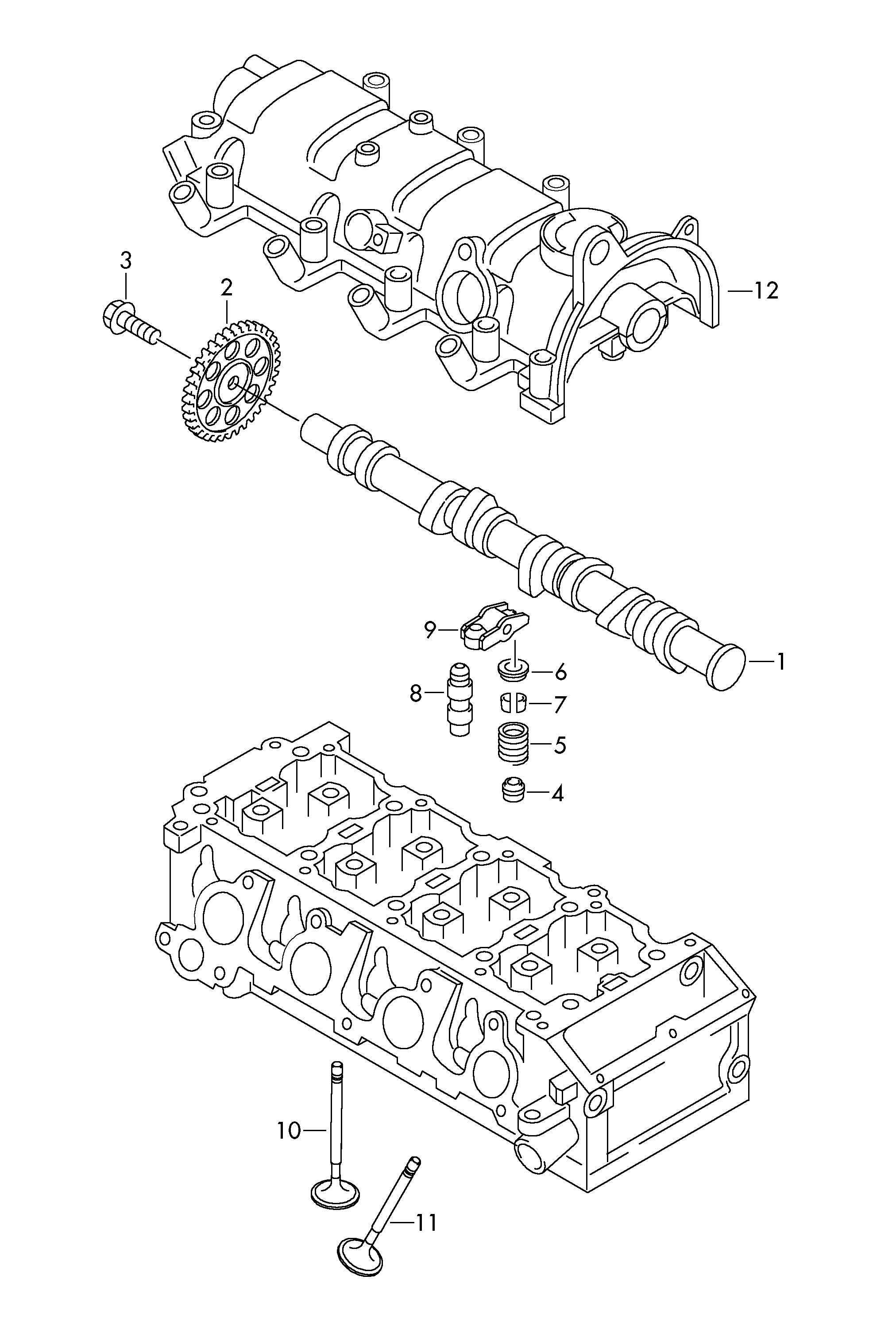 Seat 03F 109 411 - Keinuvipu, moottorinsäätö inparts.fi