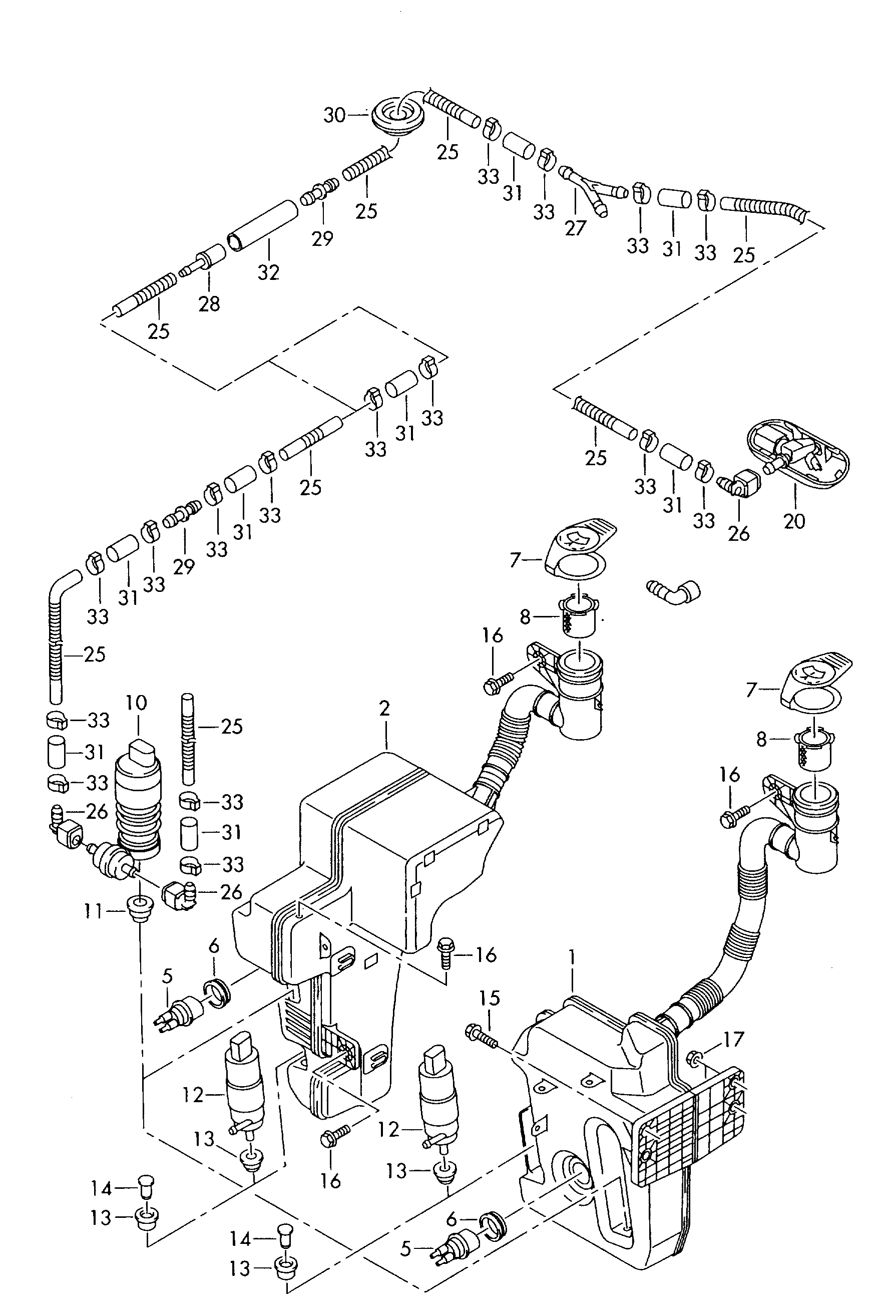 Seat 6R0955681 - Ajovalojenpesu-pumppu inparts.fi