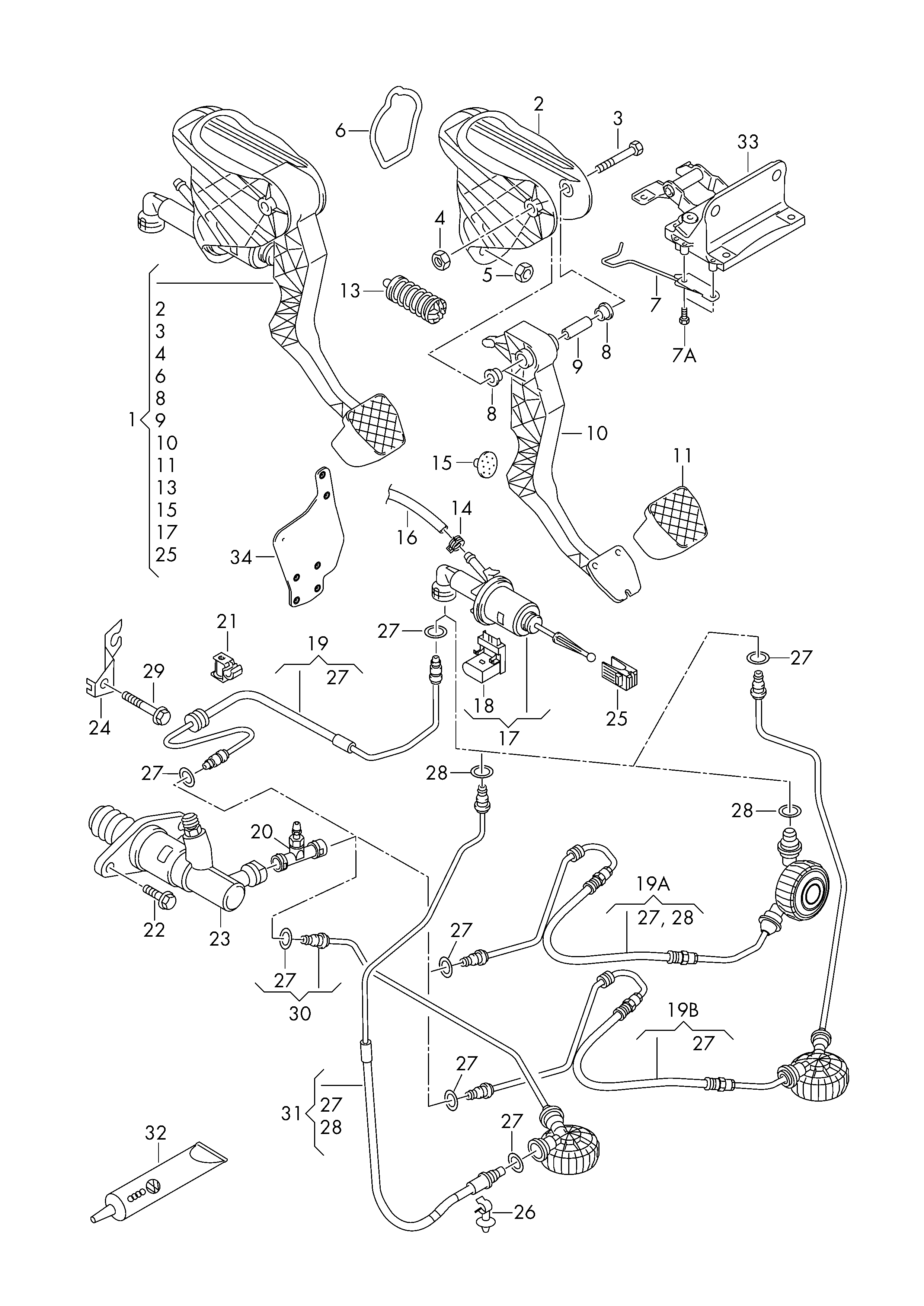 VAG 6QE 721 261 - Työsylinteri, kytkin inparts.fi