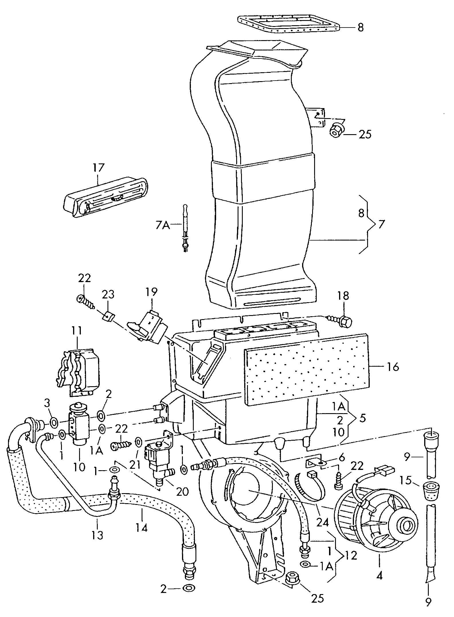 Skoda 701820679D - Paisuntaventtiili, ilmastointilaite inparts.fi