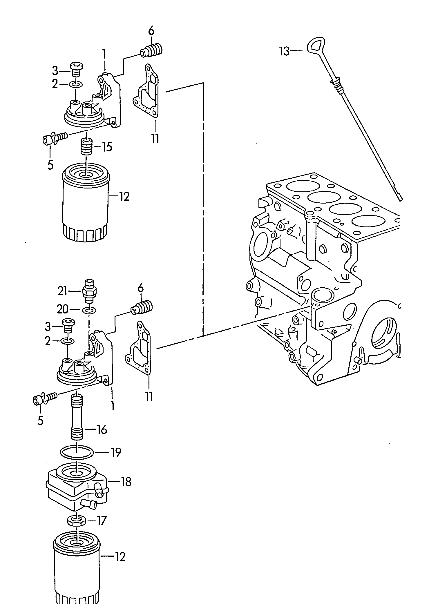 VAG 028117021D - Moottoriöljyn jäähdytin inparts.fi