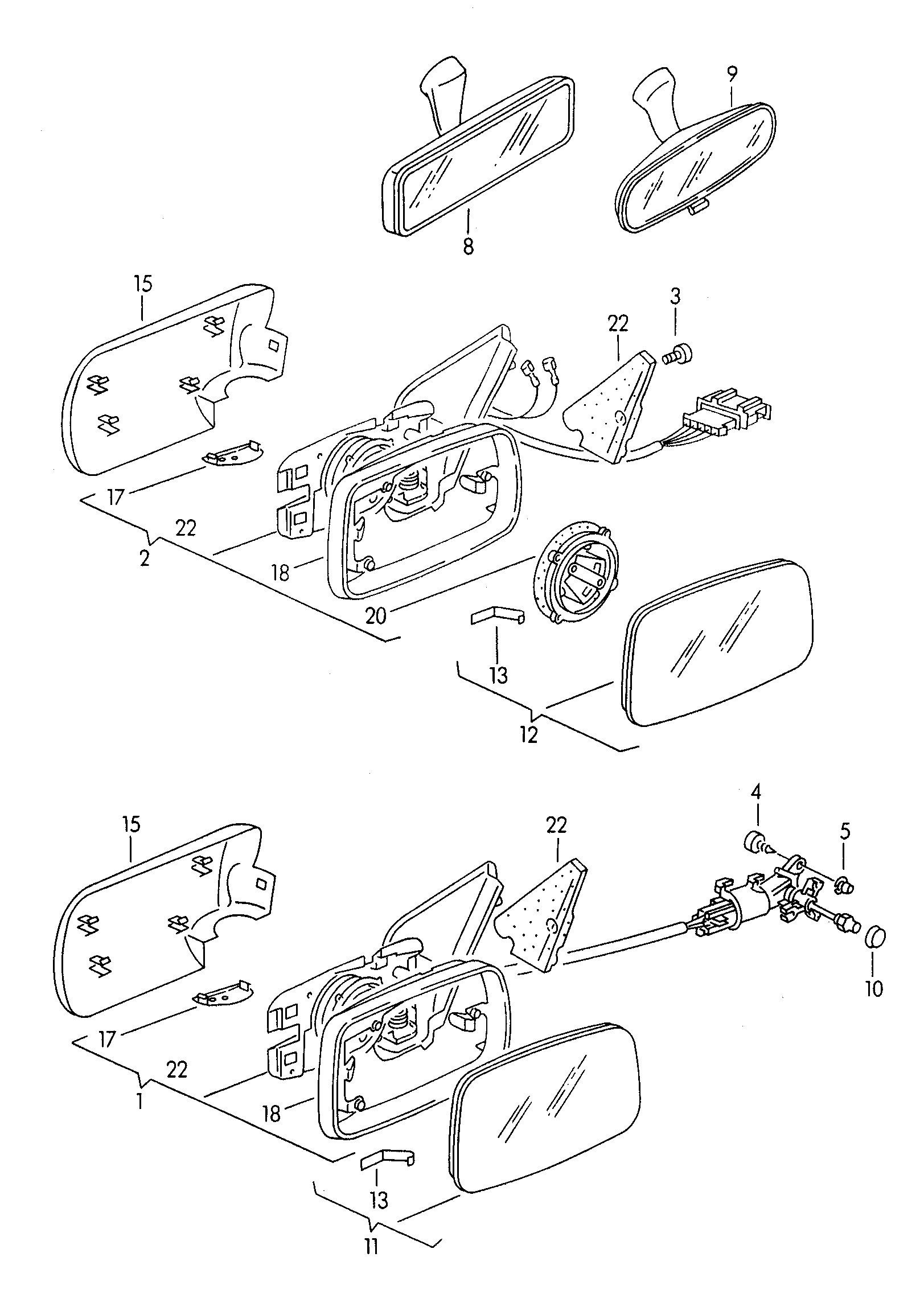 VAG 1H1857521 - Ulkopeili inparts.fi