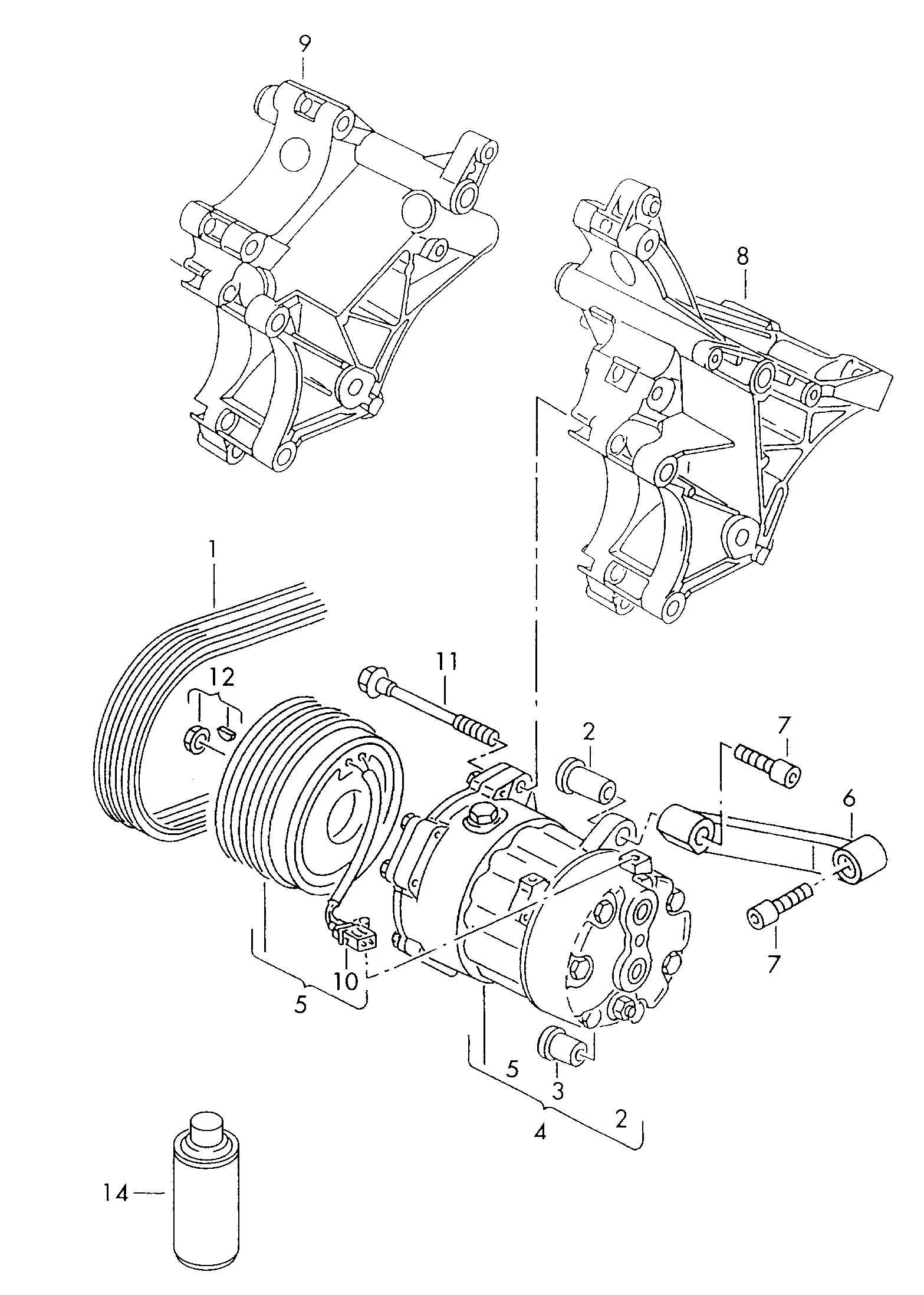 FORD 1H0.820.803 D - Kompressori, ilmastointilaite inparts.fi