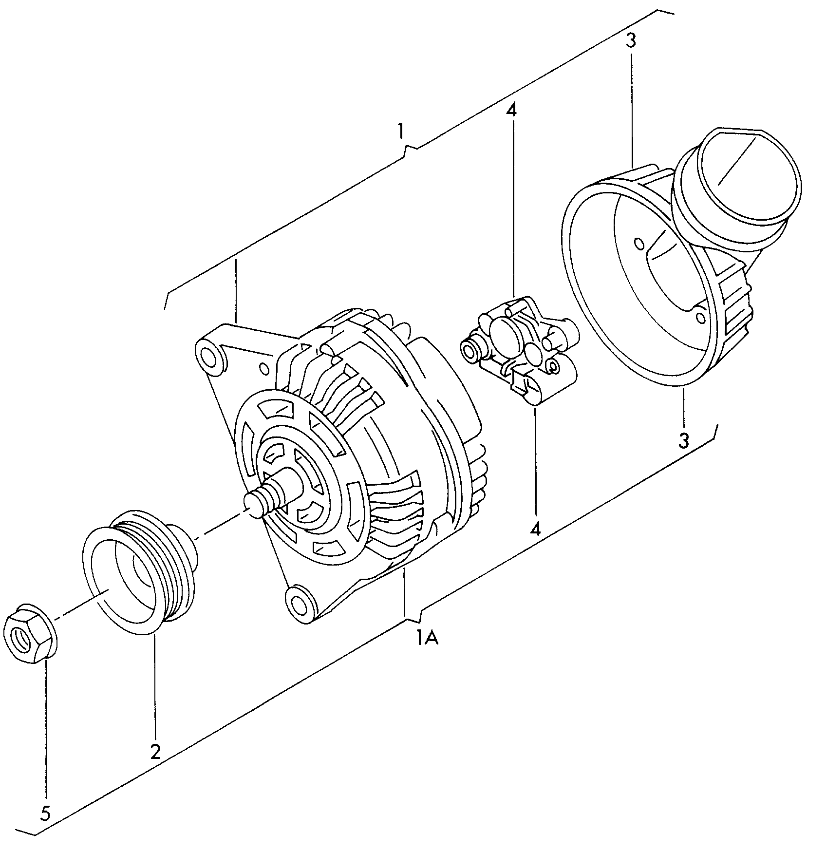 Skoda 030 903 023 EX - Laturi inparts.fi