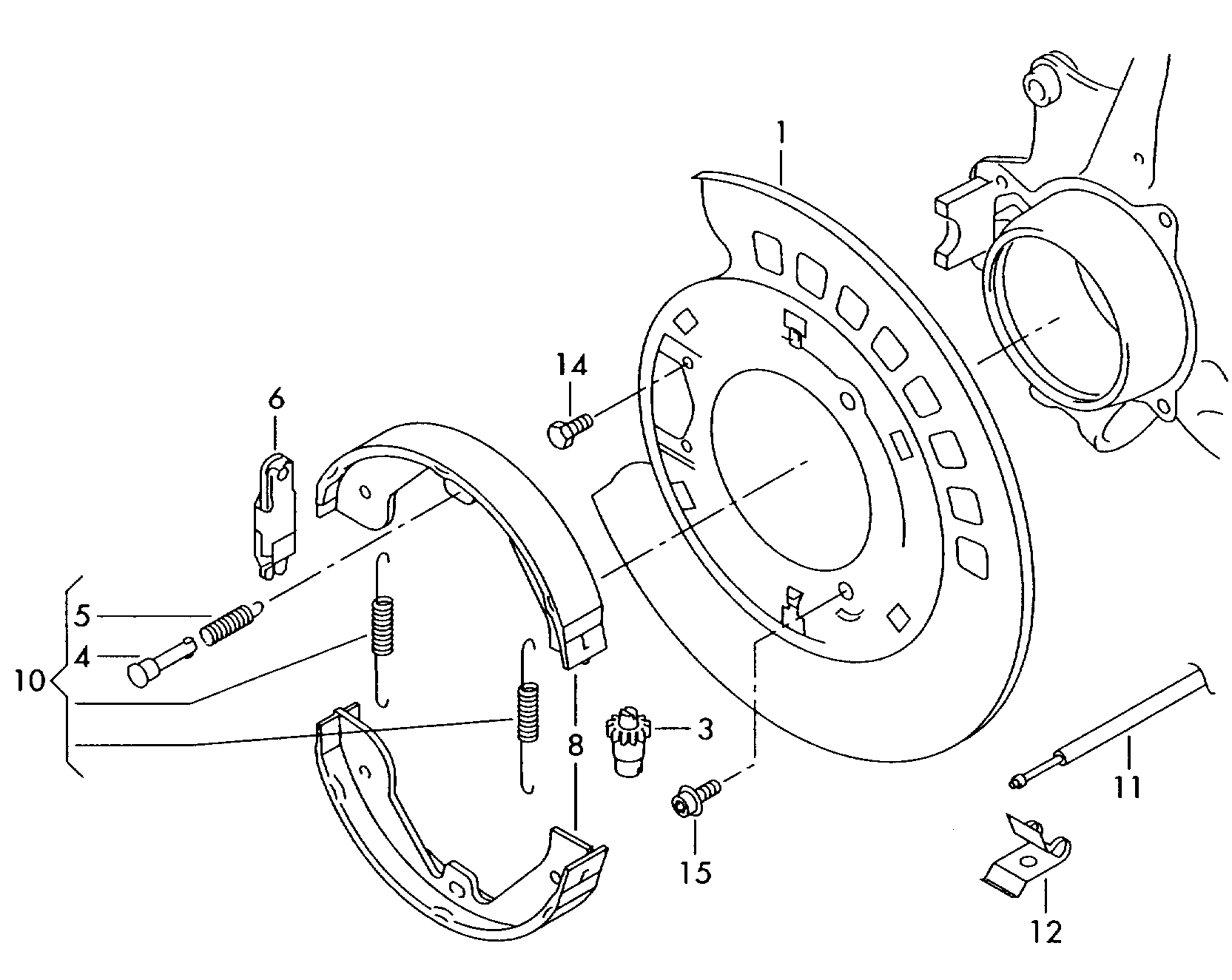 Mercedes-Benz 7L0698525 - Jarrukenkäsarja, seisontajarru inparts.fi