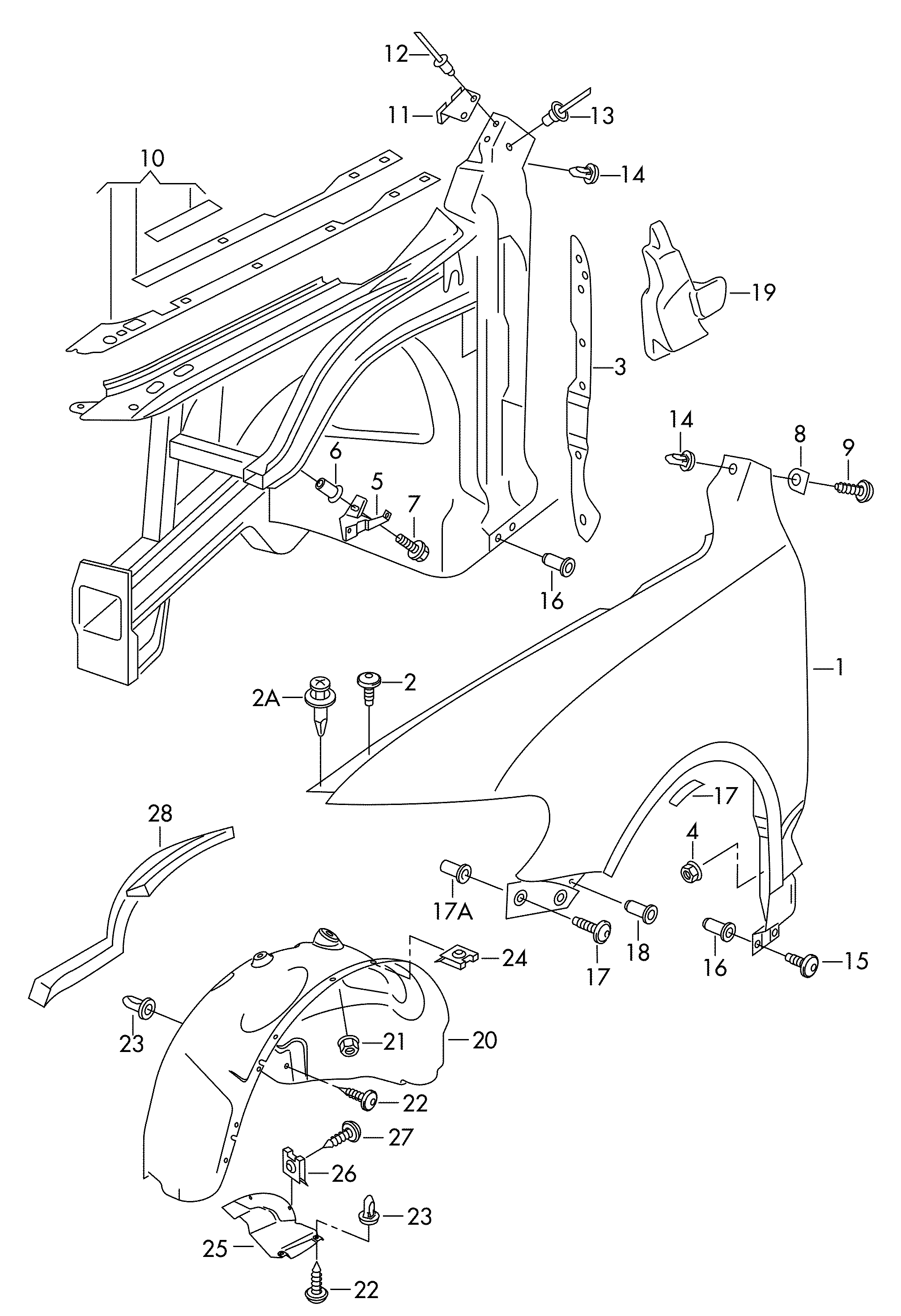 Seat 6L0121136 - Suoja / koristelista inparts.fi