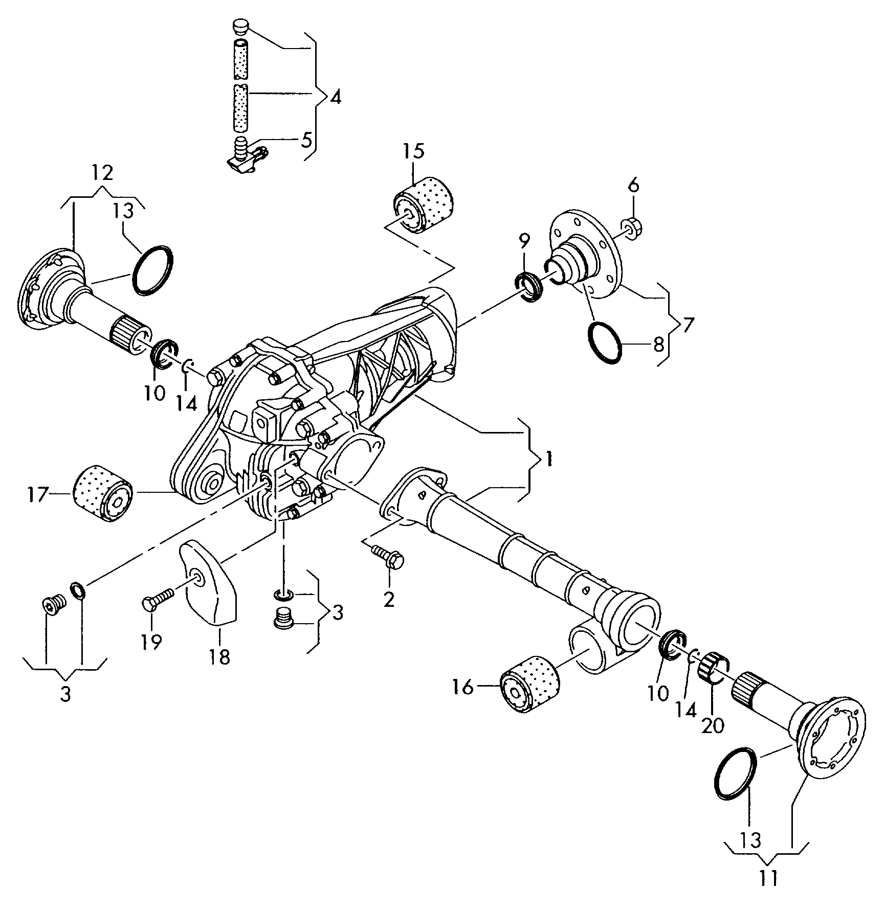 Seat 0AA409189A - Akselitiiviste, tasauspyörästö inparts.fi