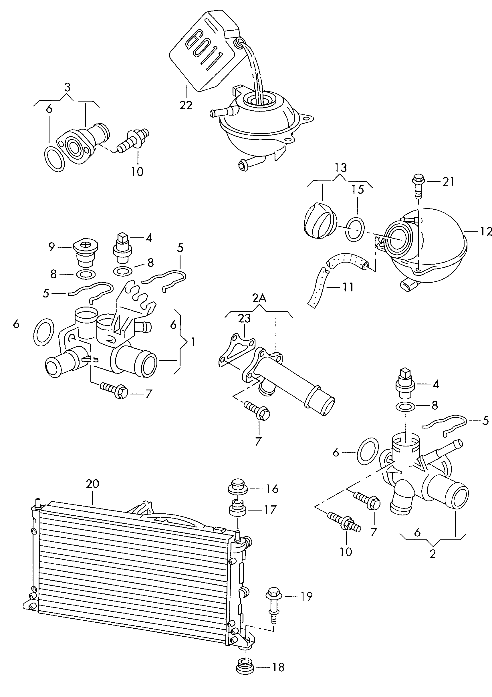 VW 357 121 140 - Korkki, jäähdytyslaippa inparts.fi