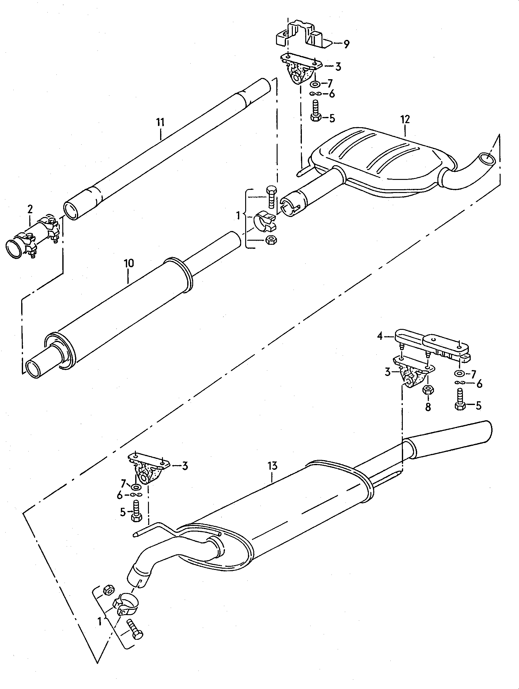 VW 357253609A - Takaäänenvaimentaja inparts.fi