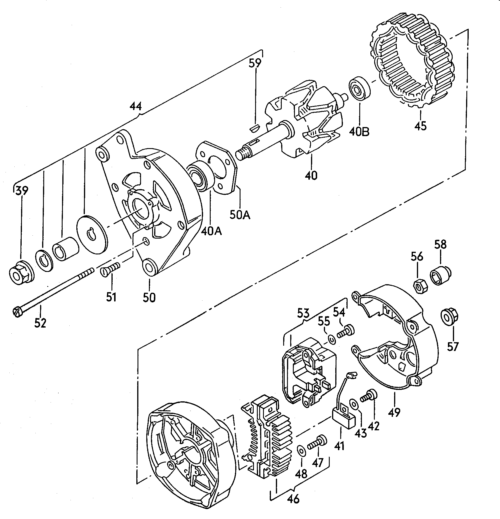 VW 037903803 - Voltage regulator inparts.fi