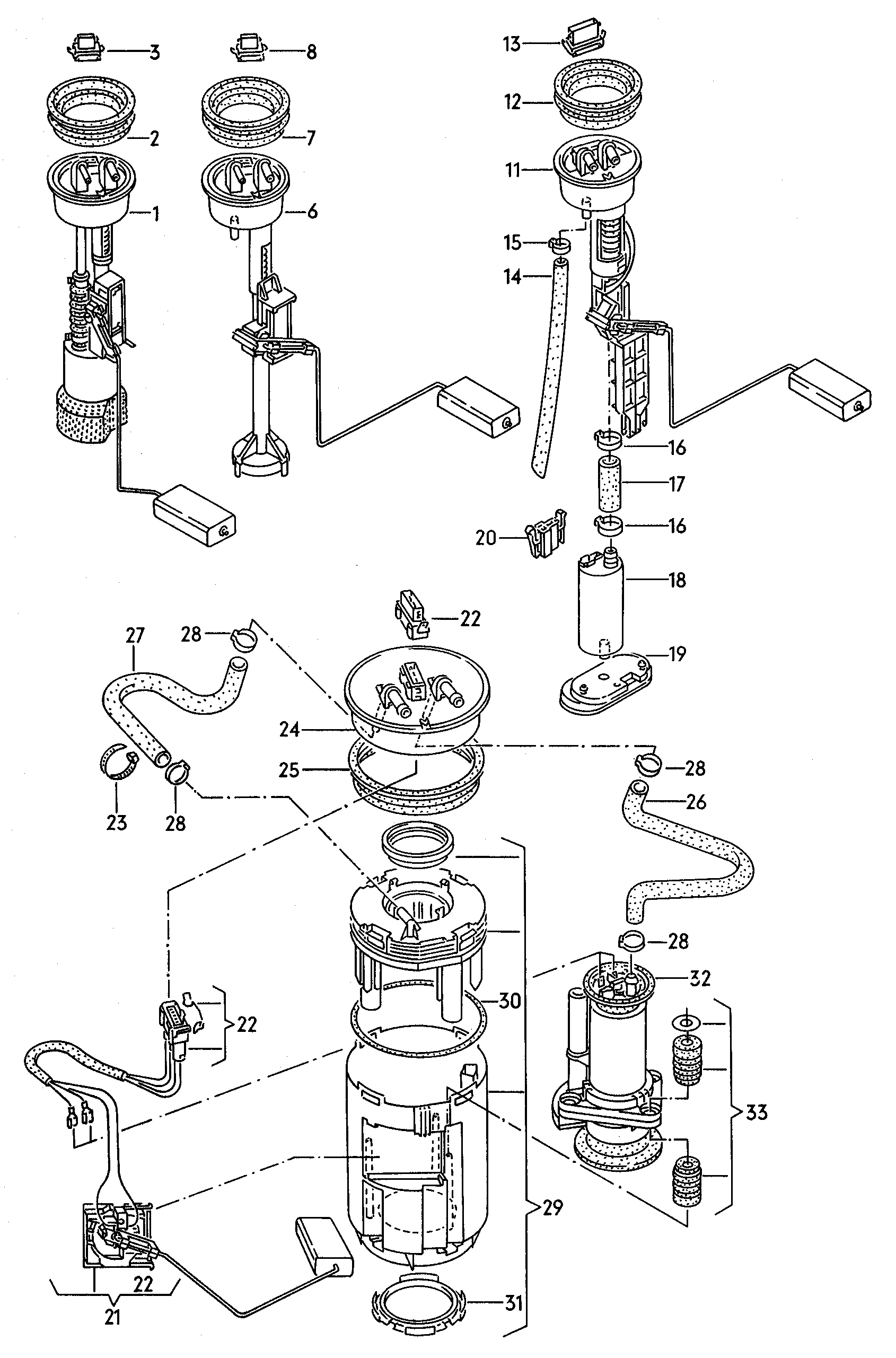 VW 357 906 098 - Polttoaineen syöttömoduuli inparts.fi