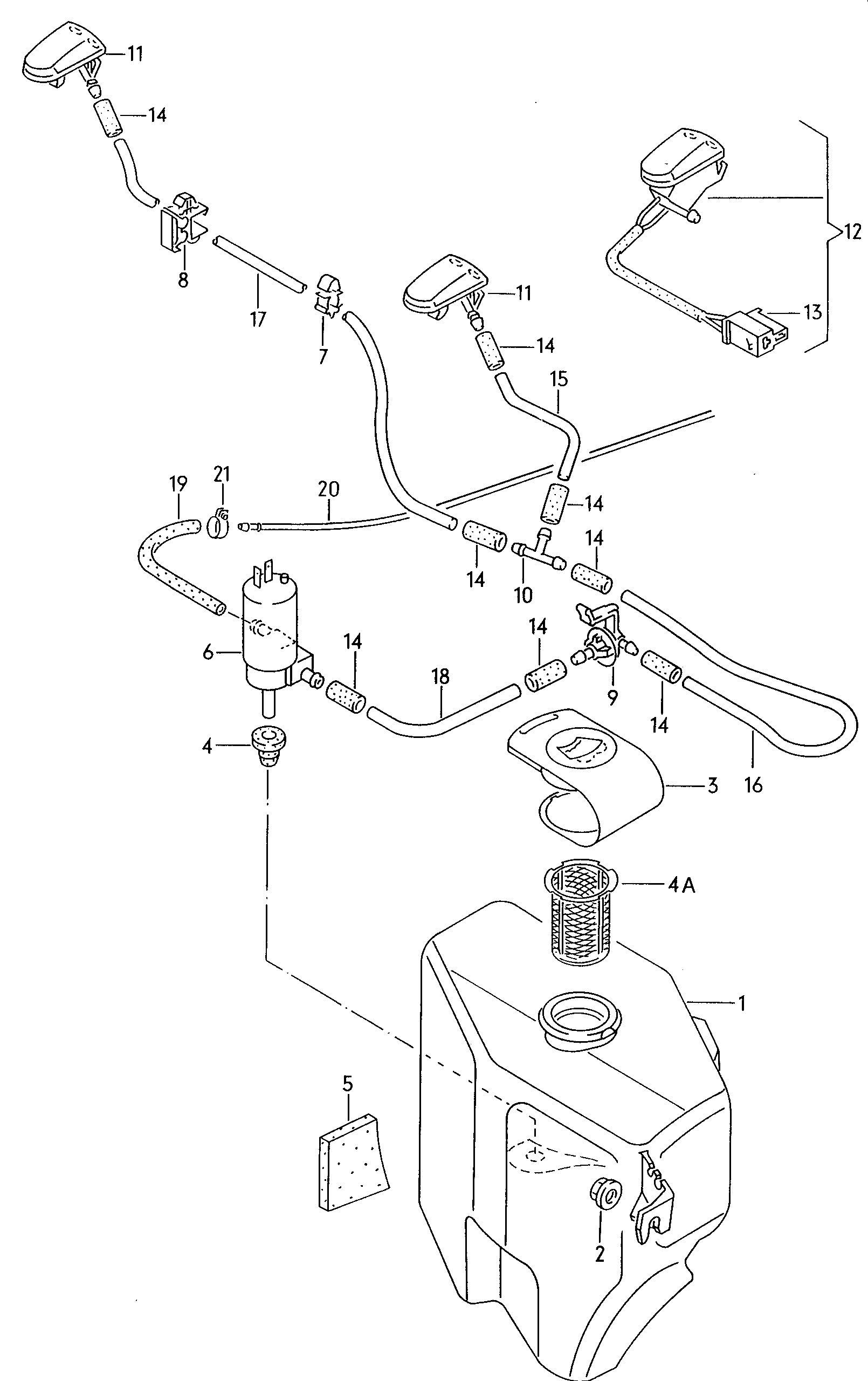 VAG 1H5955651 - Pesunestepumppu, lasinpesu inparts.fi