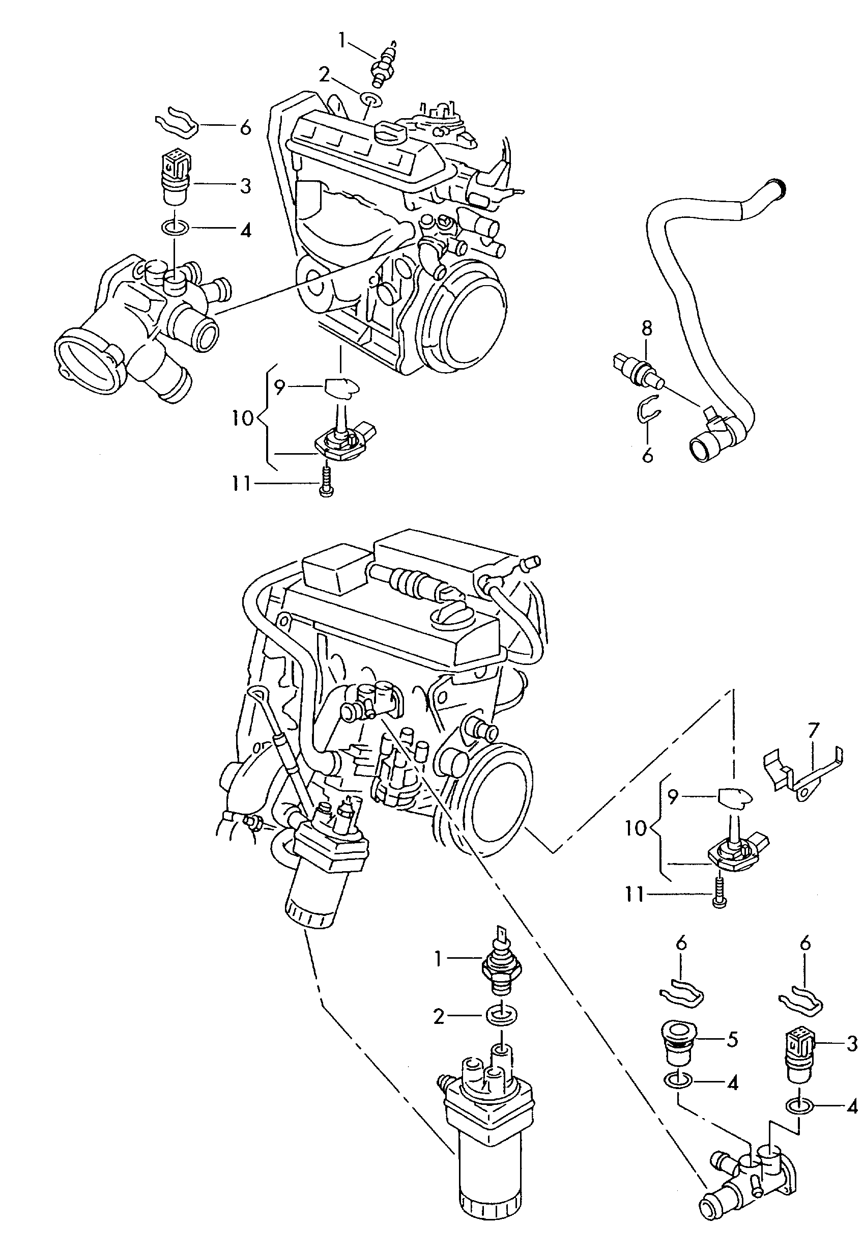 VW 1J0 919 379 A - Tunnistin, ulkoilmalämpötila inparts.fi