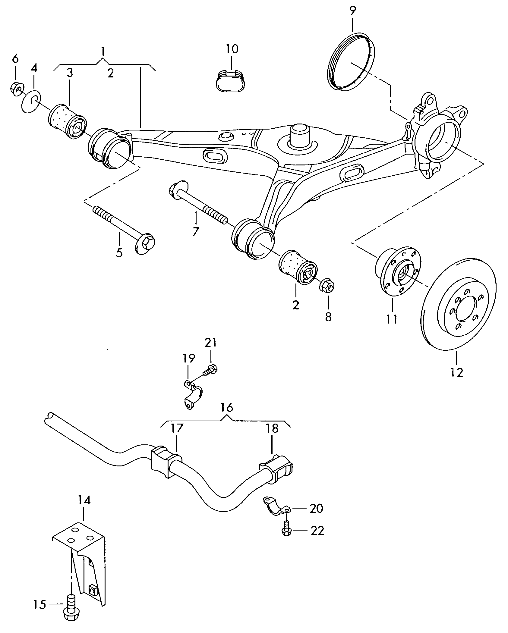 Seat WHT 001 796 A - Korjaussarja, pyöräntuenta inparts.fi