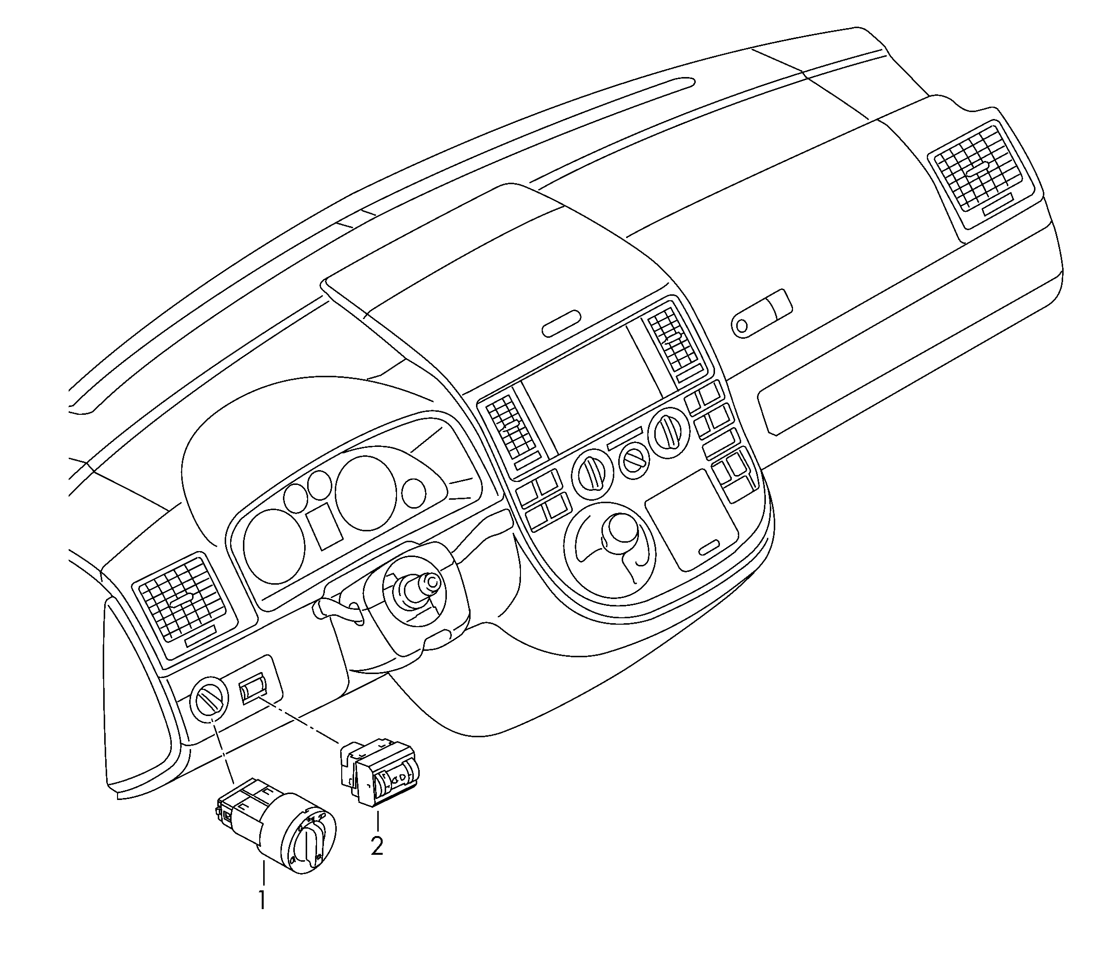 Seat 1K0 941 431 BB - Kytkin, ajovalo inparts.fi