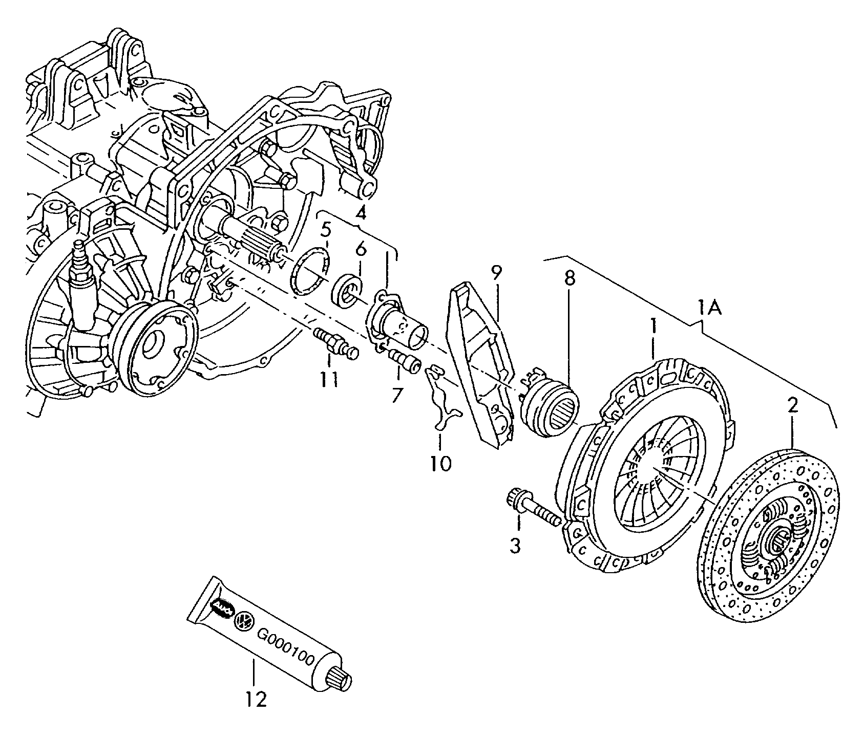 VAG 037 198 141DX - Kytkinpaketti inparts.fi