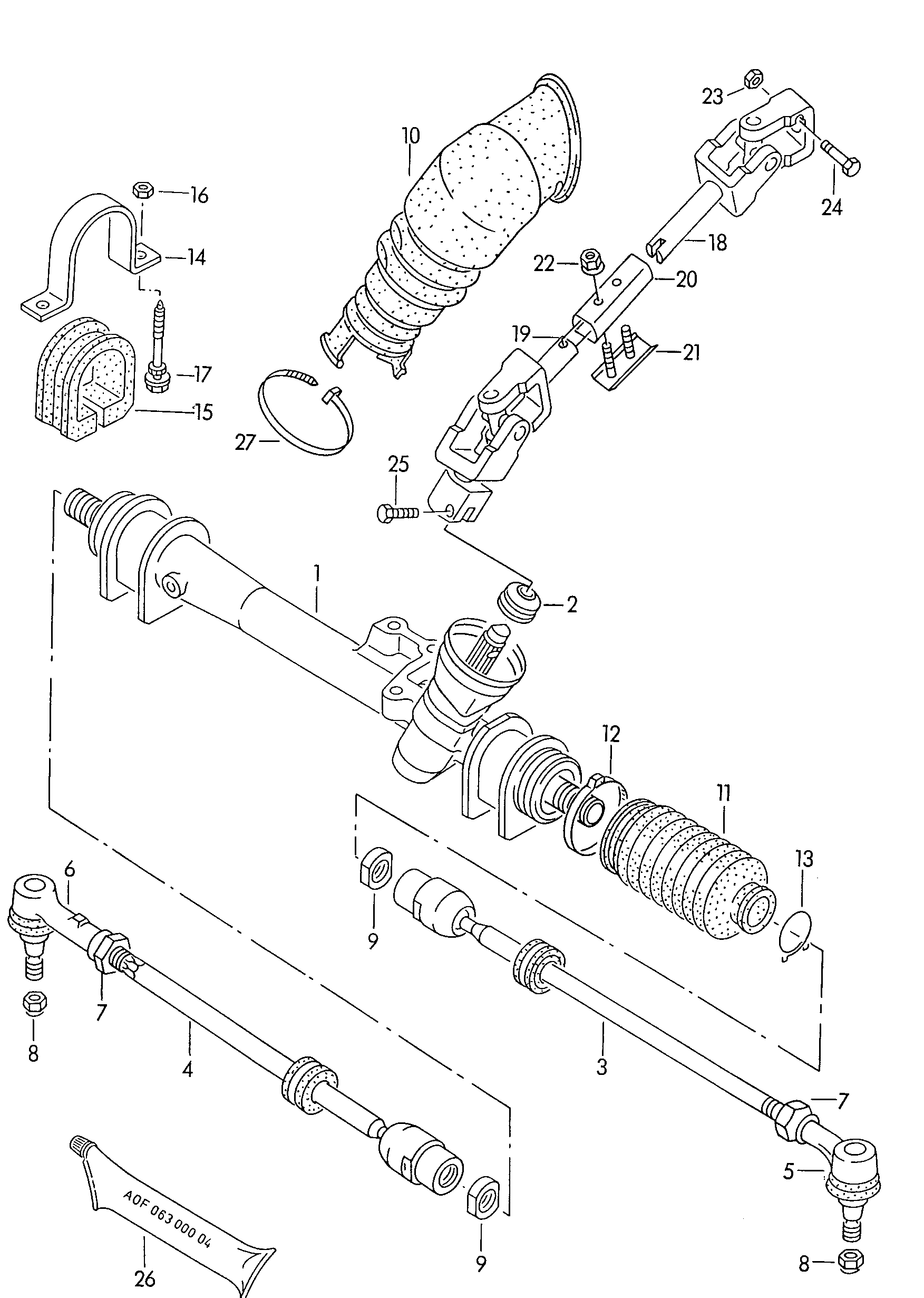 VAG 191419812 - Raidetangon pää inparts.fi