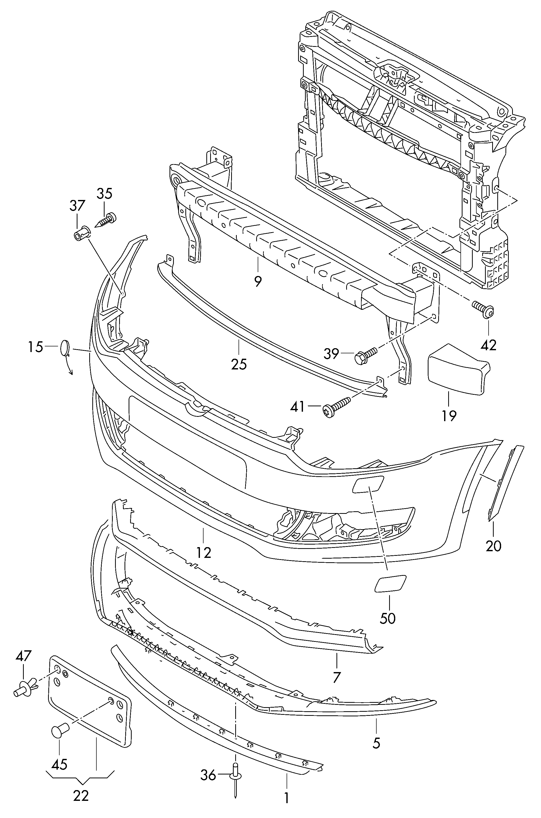 VW 6R0805915C - Spoileri inparts.fi