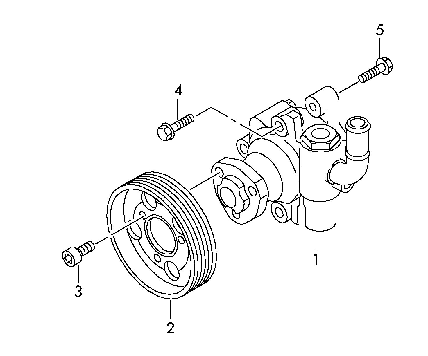 VW 7H0 422 154 F - Hydrauliikkapumppu, ohjaus inparts.fi