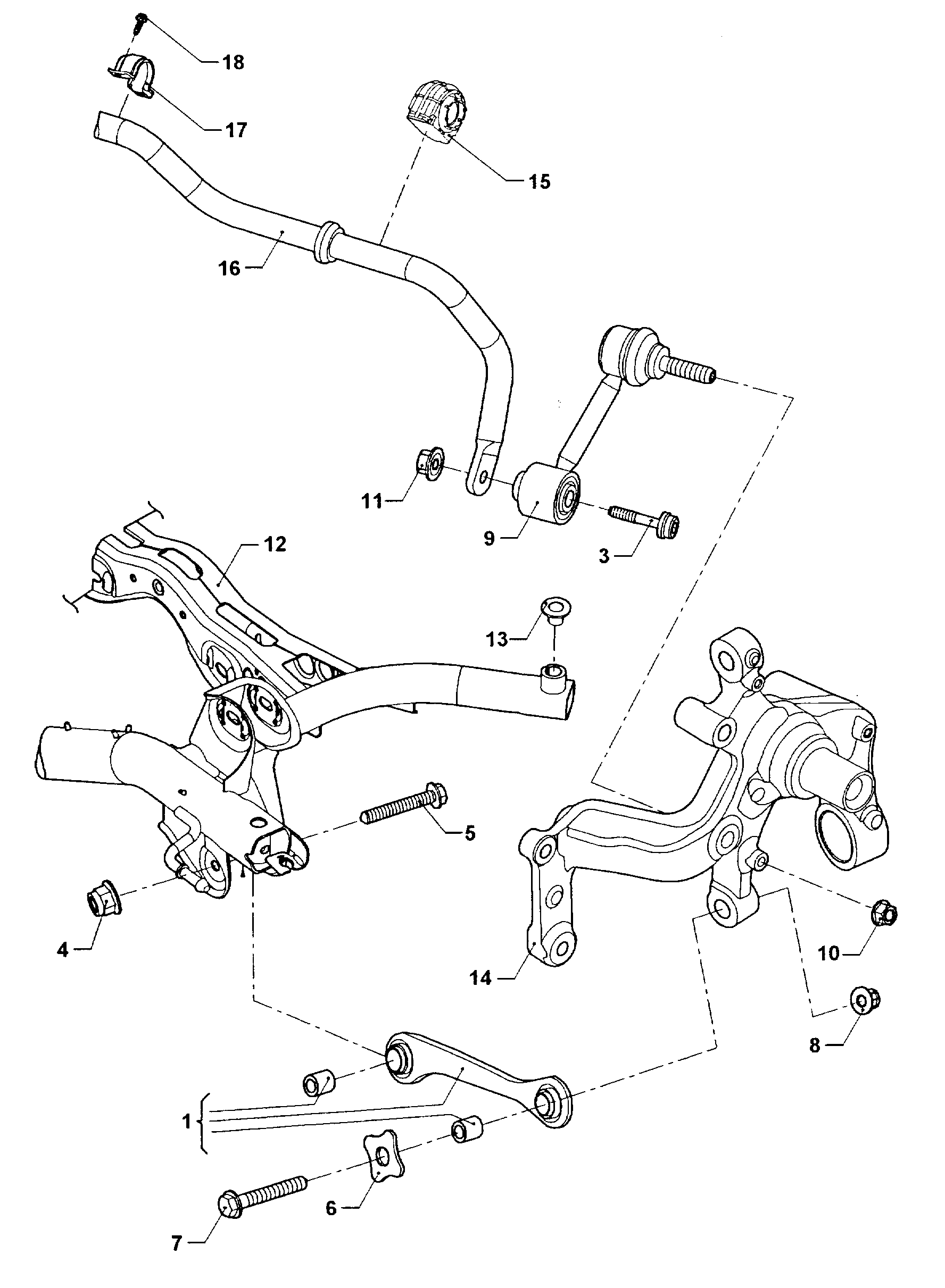 Seat 1K0 505 465 K - Tanko, kallistuksenvaimennin inparts.fi