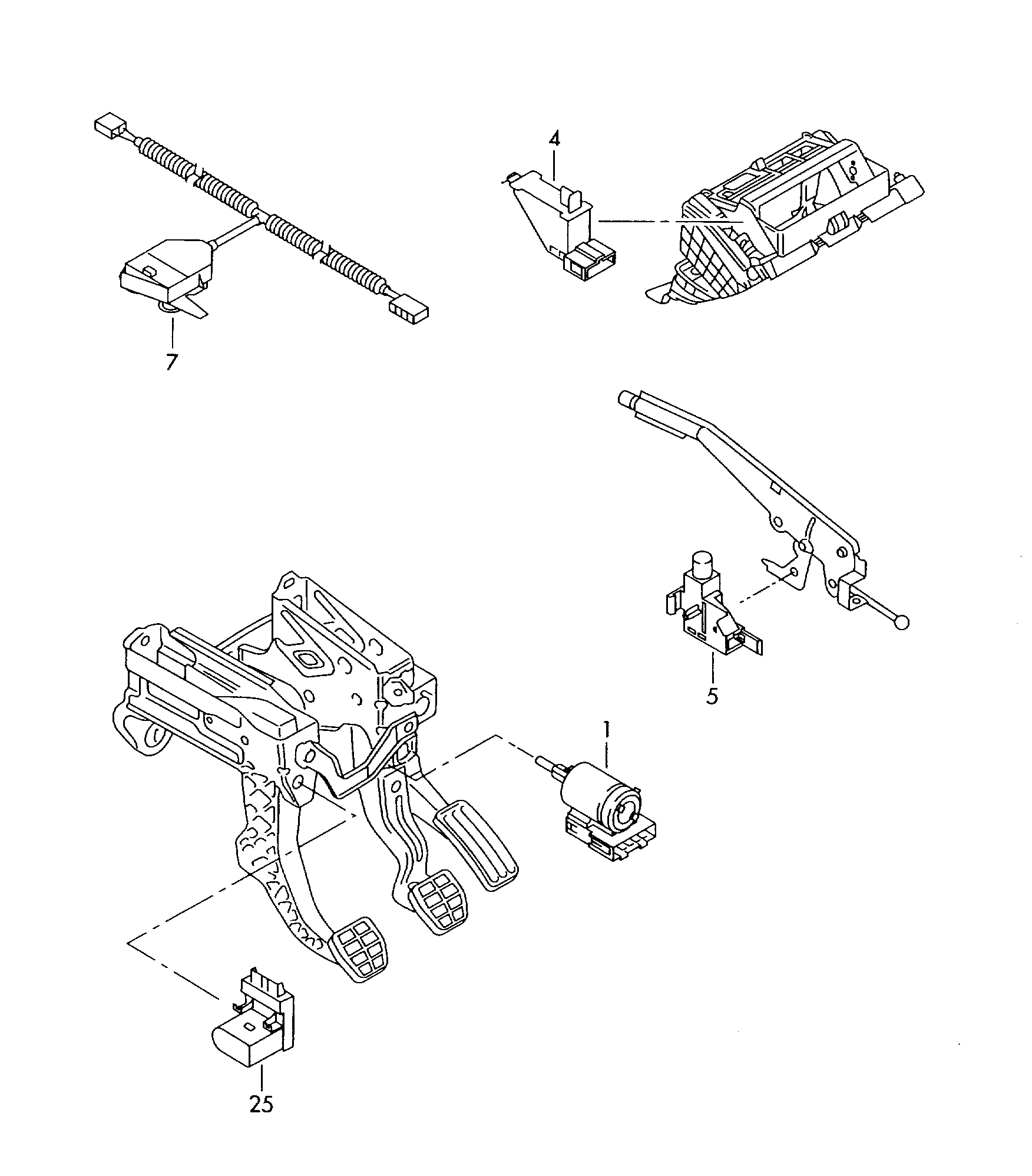 VW 1K0927810D - Kytkin, (vakionopeus) inparts.fi