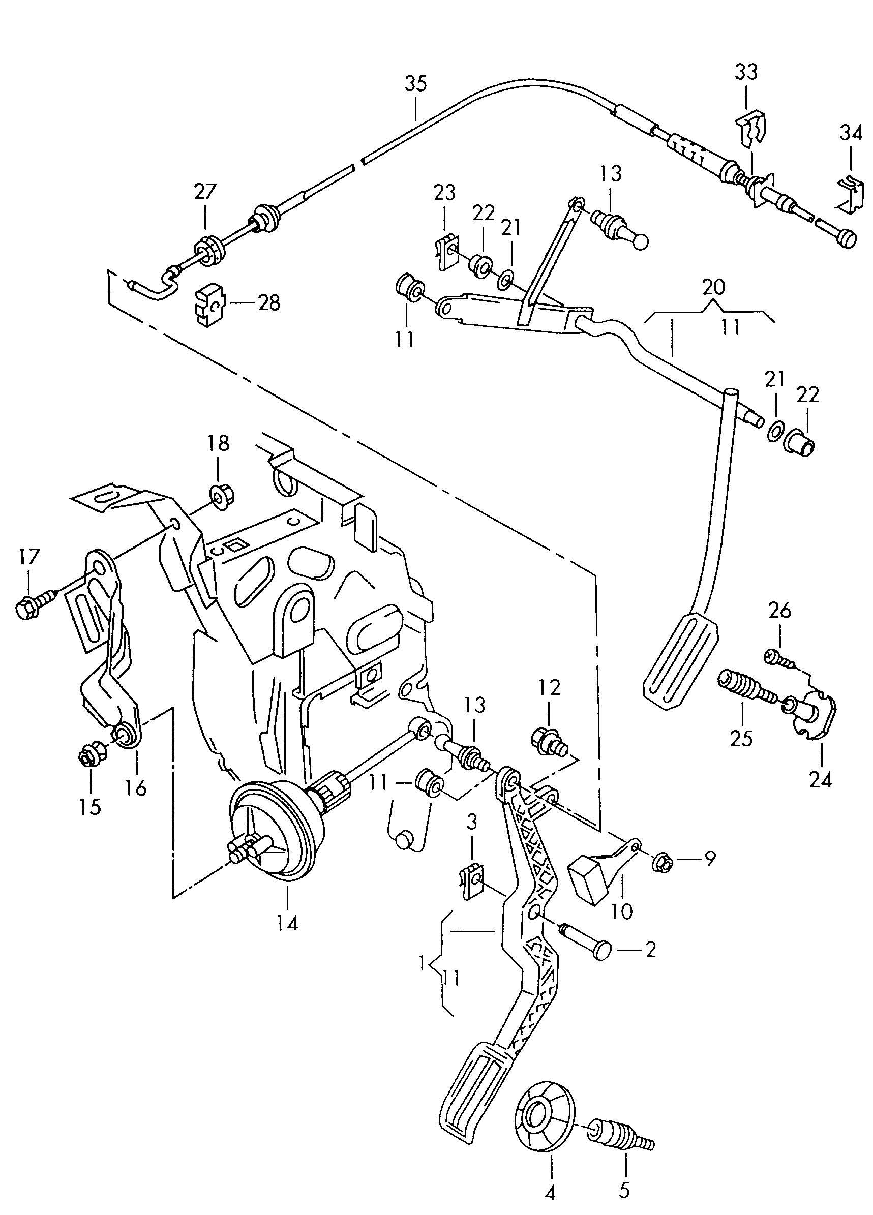 VW N  01023820 - Ruuvi, pakoputkisto inparts.fi