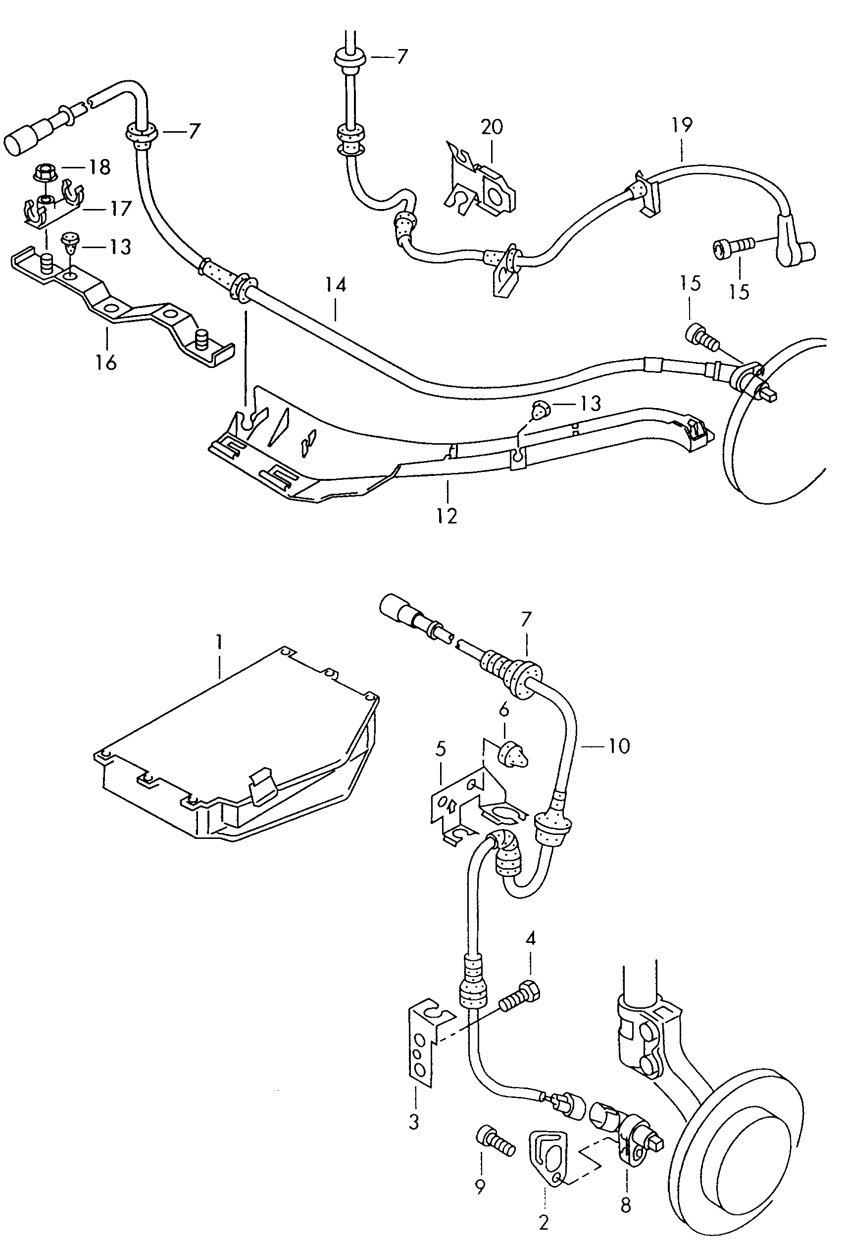 Seat 000 979 131 - Korjaussarja, johtosarja inparts.fi