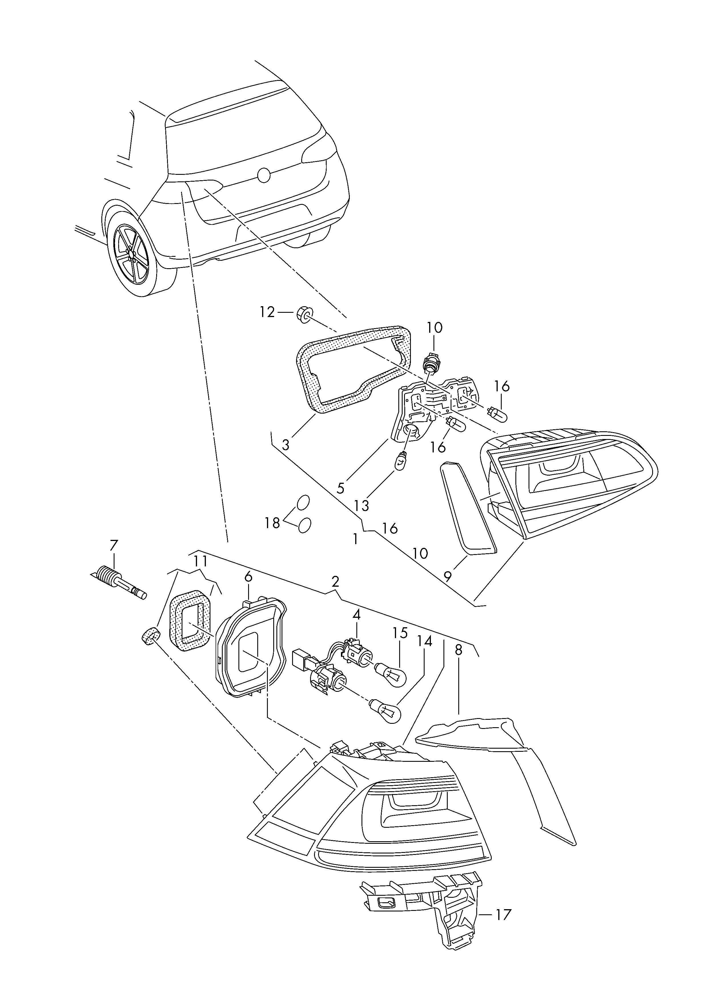 VAG 5G0945095M - Takavalo inparts.fi