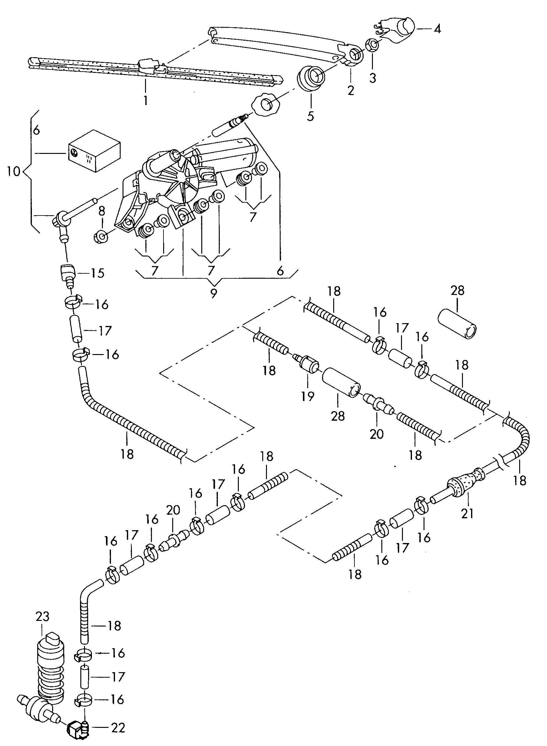 VAG 3C9 955 425 - Pyyhkijänvarsisarja inparts.fi