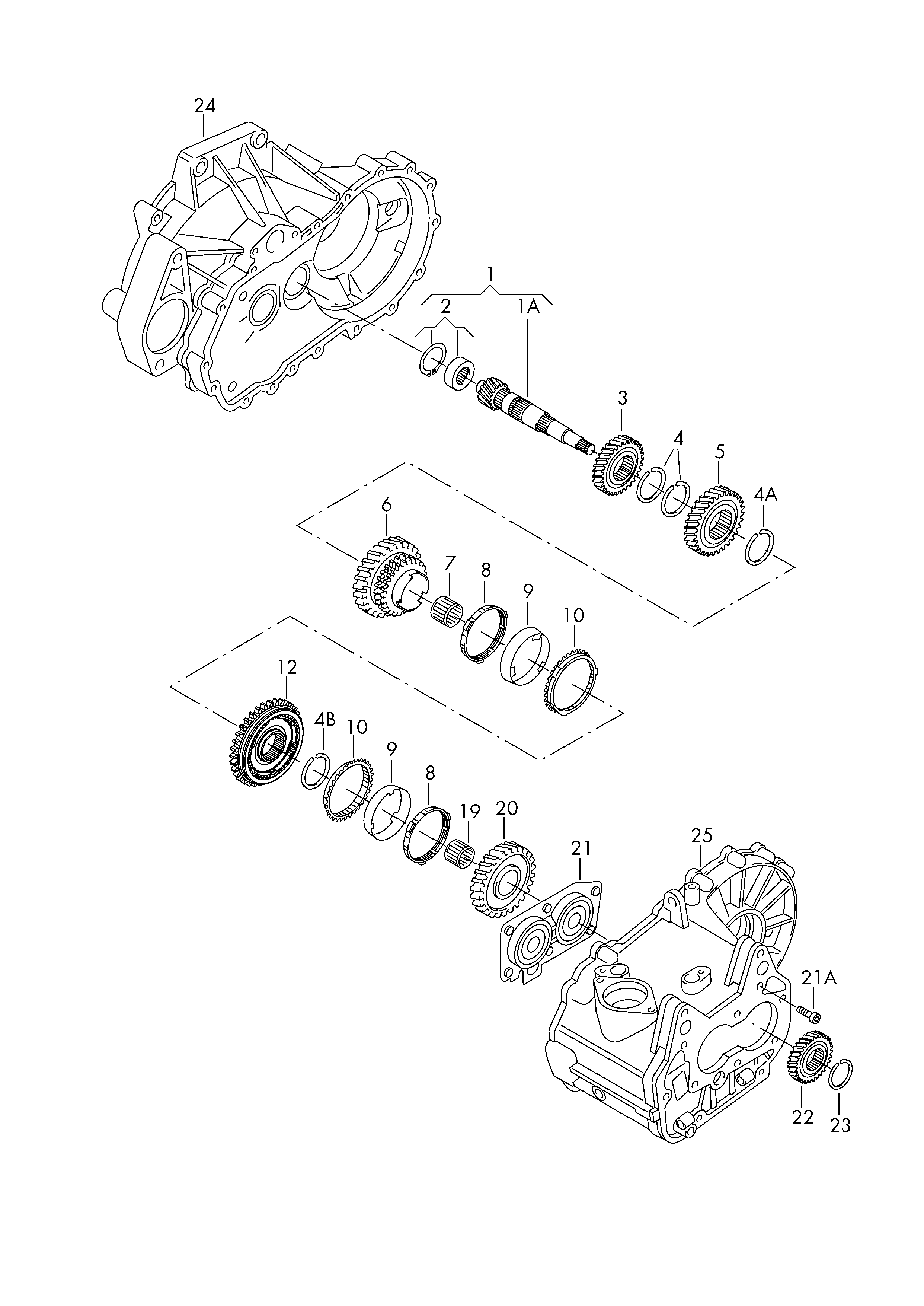 Skoda 02T311285Q - Hammaspyörä, sisäänmenoakseli inparts.fi